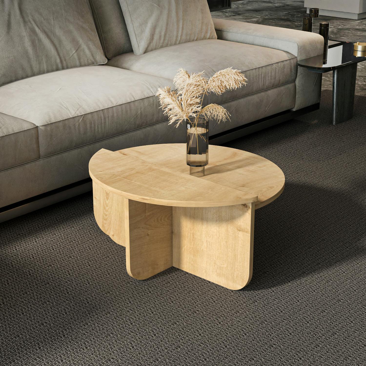 Rackhams Alves 2 Pieces Of Coffee Table Set - Sapphire Oak