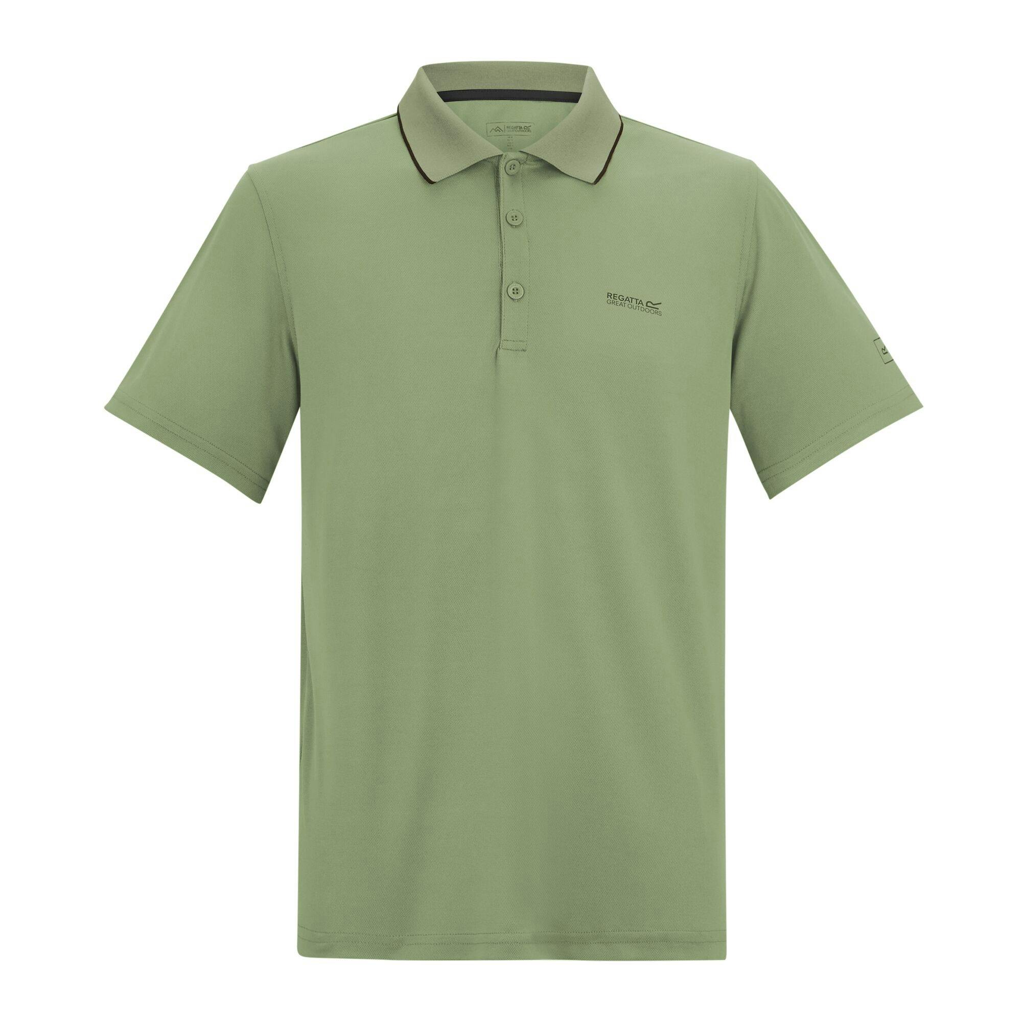 Regatta Men's Light Maverick V Active Polo Shirt - Sage - Xxl - Sage - 100% Polyester