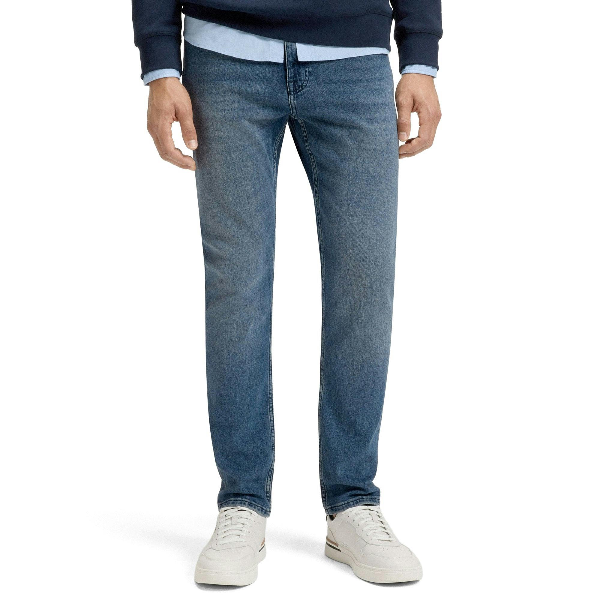 Boss Blue New Delaware Slim Fit Jeans - Compass Mid Stretch - 38/30
