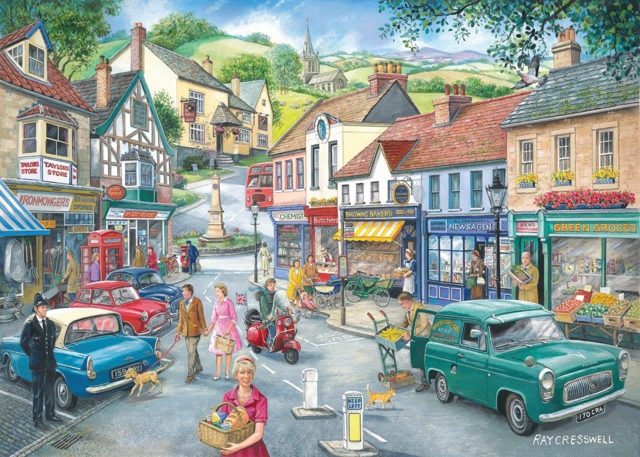 The House of Puzzles No. 23 At The Shops 1000 Piece Jigsaw Puzzle - Image 3