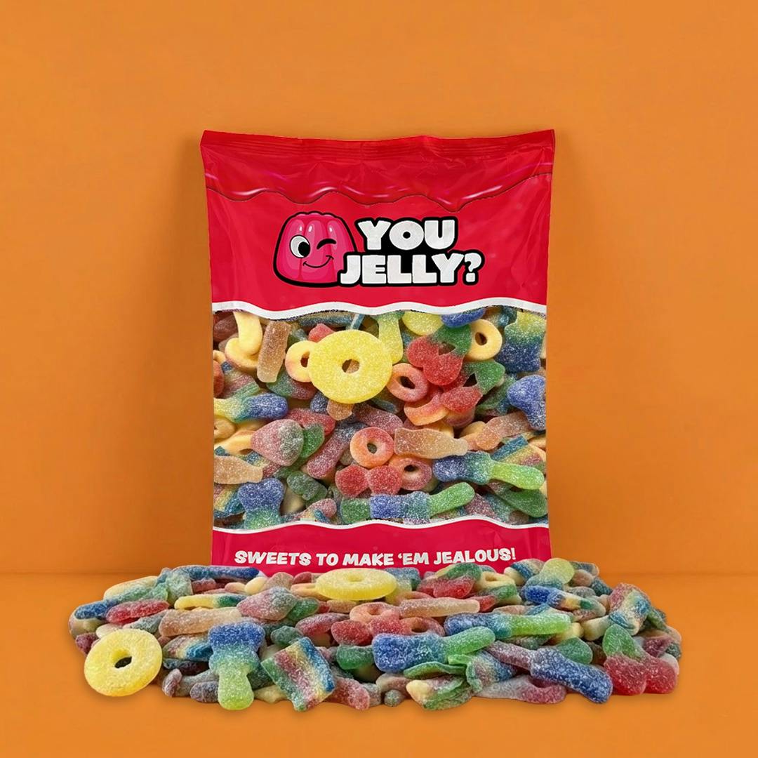 You Jelly 1Kg Fizzy Mix | You Jelly? | Jelly Sweets By Exploded Sweets