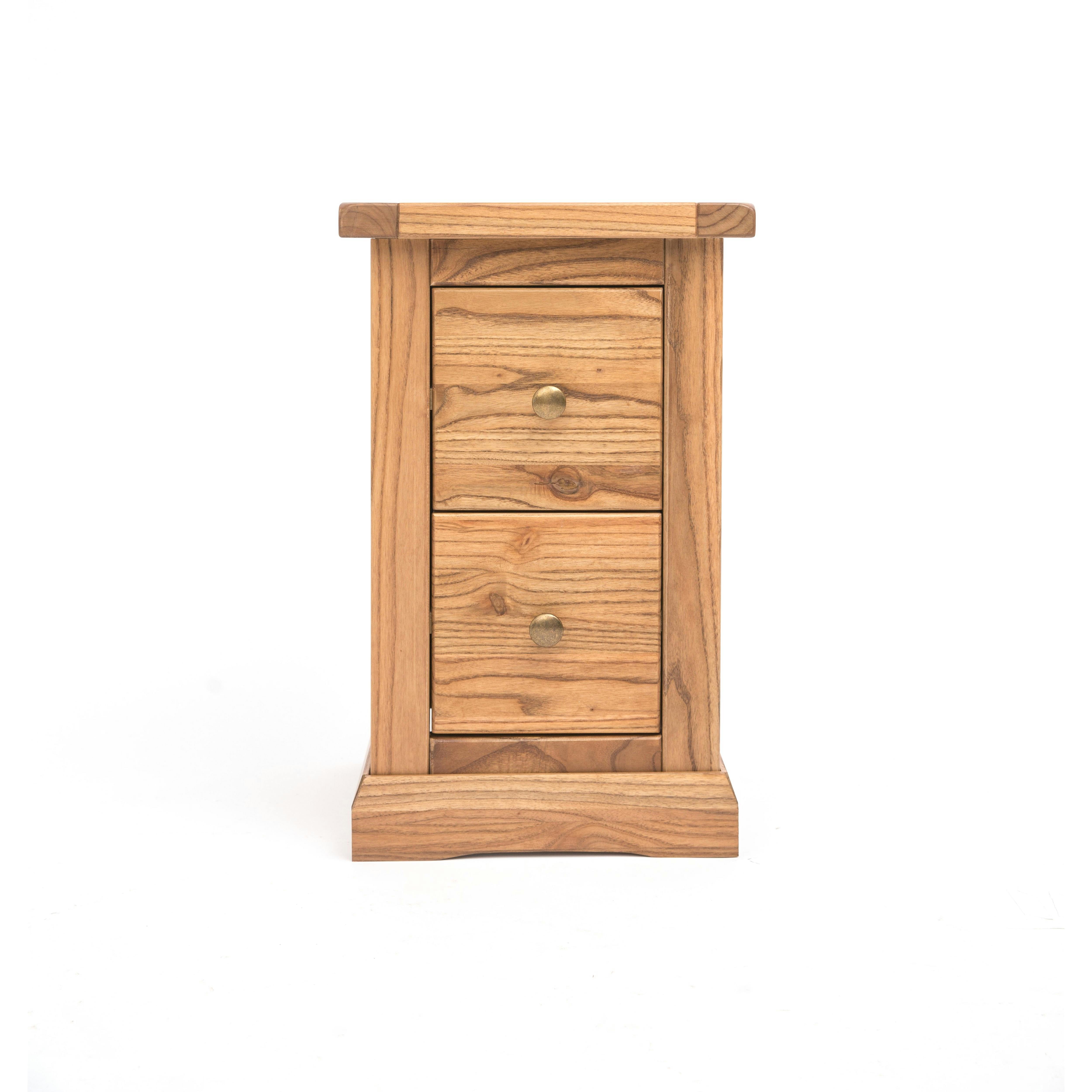Cabinet Bits Unisex Natural Salerno Drawer Petite Bedside Table In Size 2 - Image 3