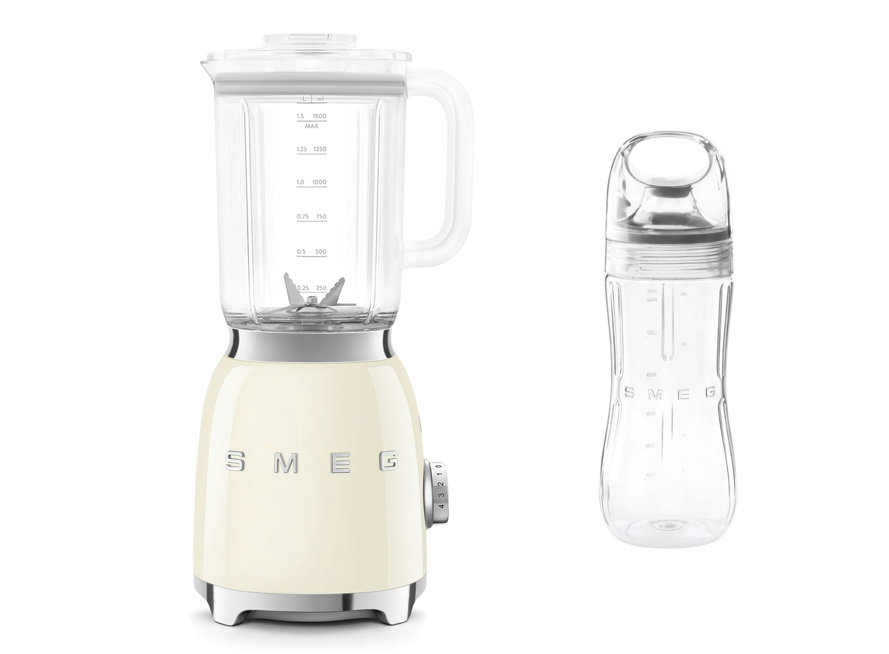 Smeg Cream Blf03 Blender + Bgf03 Bottle To Go Bundle