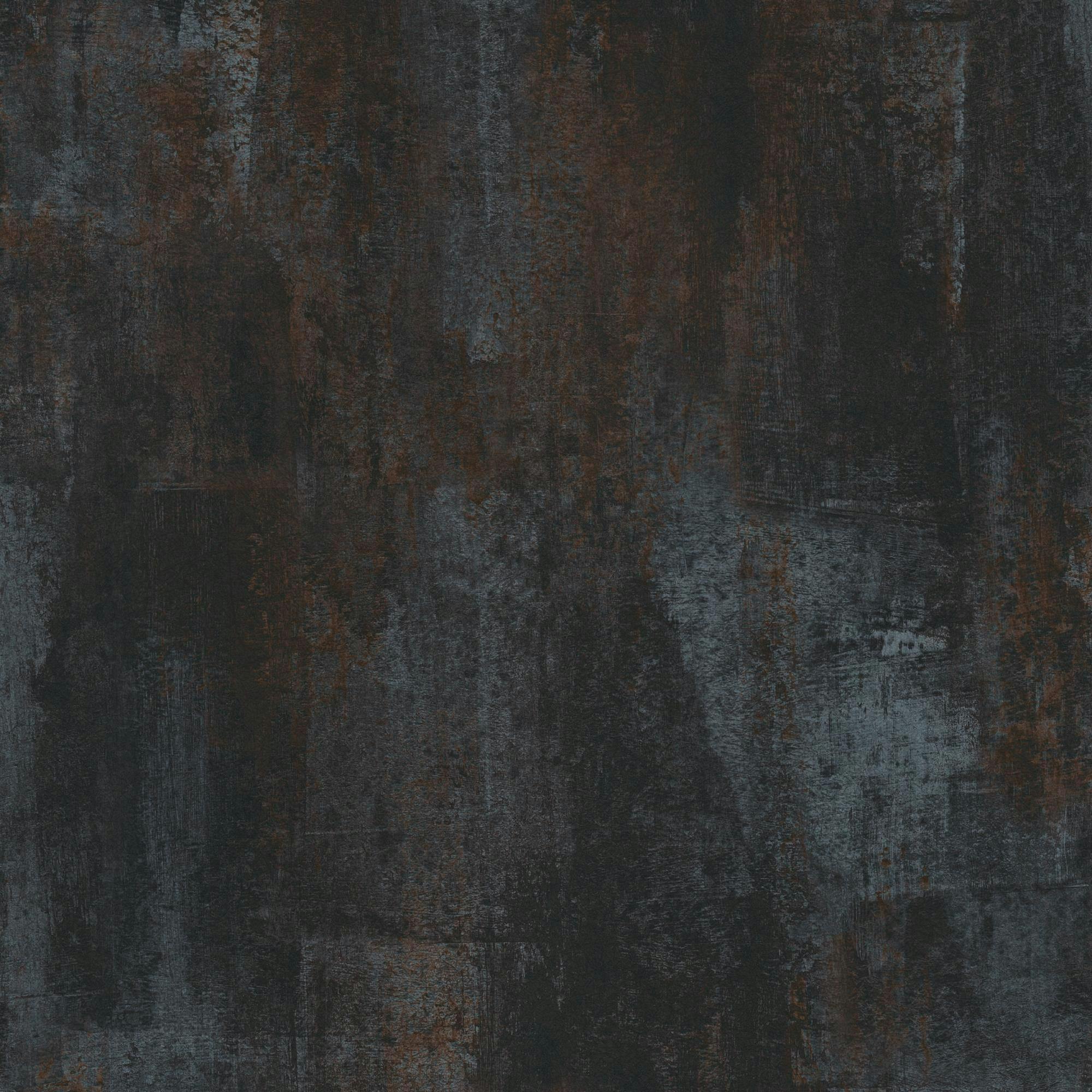 Abigail Ahern Brown/Blue Oxidized Opulence Wallpaper | Nightfall