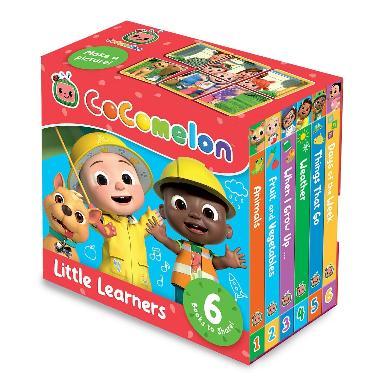CoComelon Little Learners Pocket Library, Fiction, Board Book, Cocomelon - Image 11