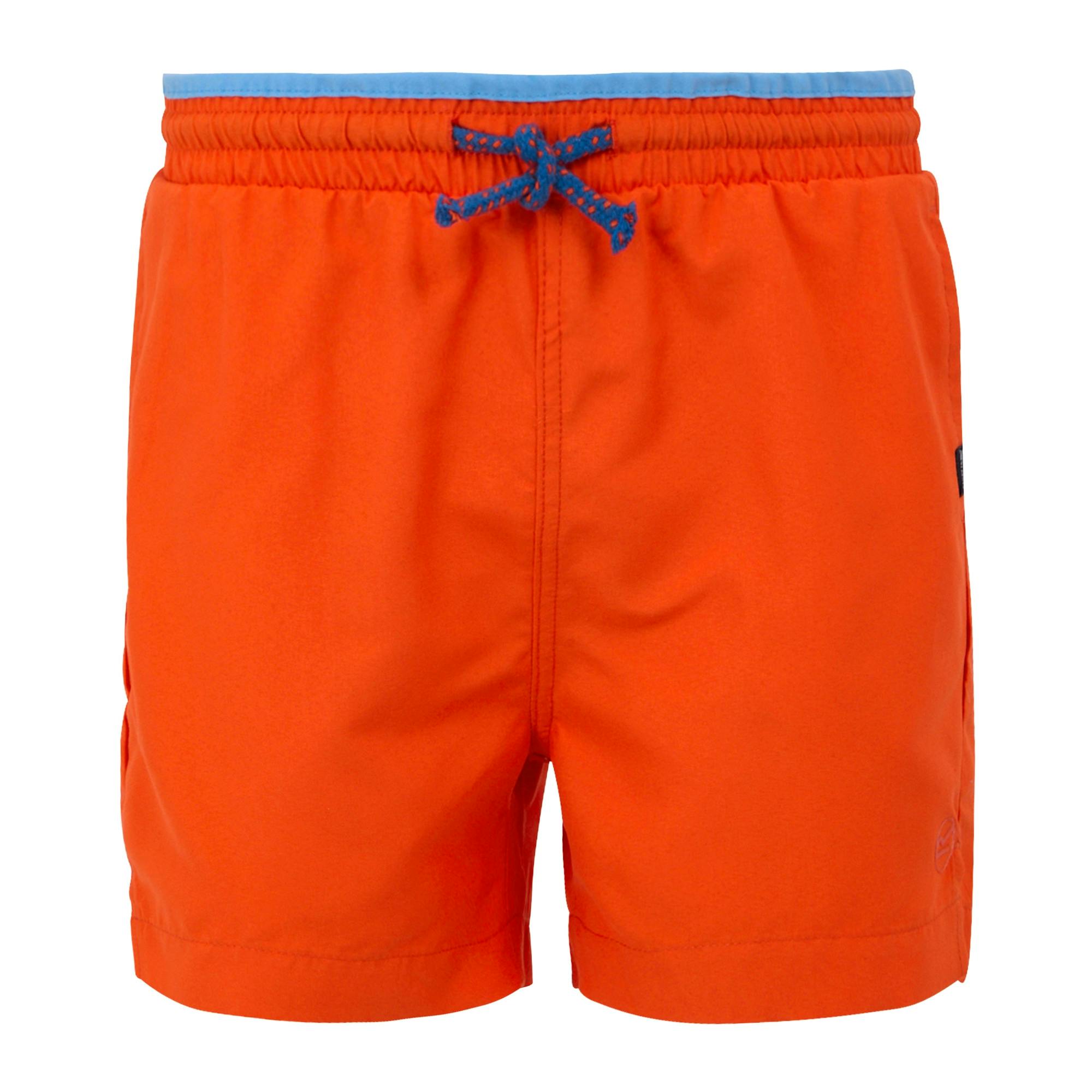 Regatta Childrens/Kids Skander Iii Plain Swim Shorts - Tangerine Tango - Tangerine Tango - 5-6 Years