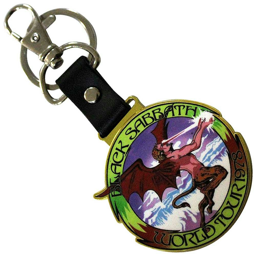 Paradiso Clothing Black Sabbath World Tour 1978 Keyring Keychain