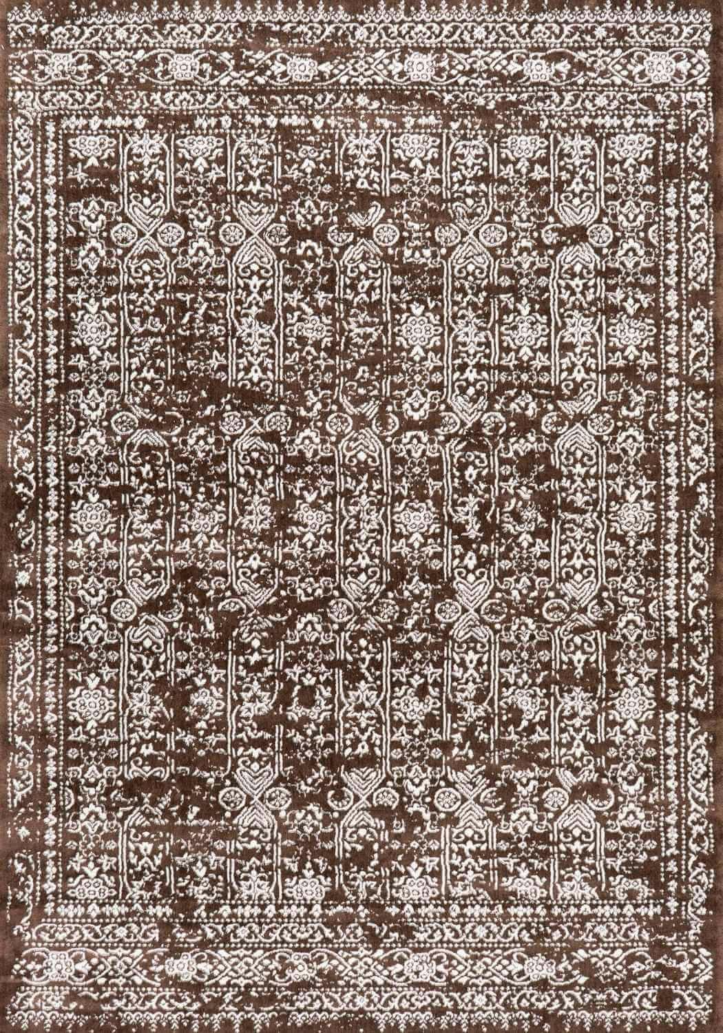 Rackhams Brown Montana Vintage Rug | 3716 - 200X290 Cm