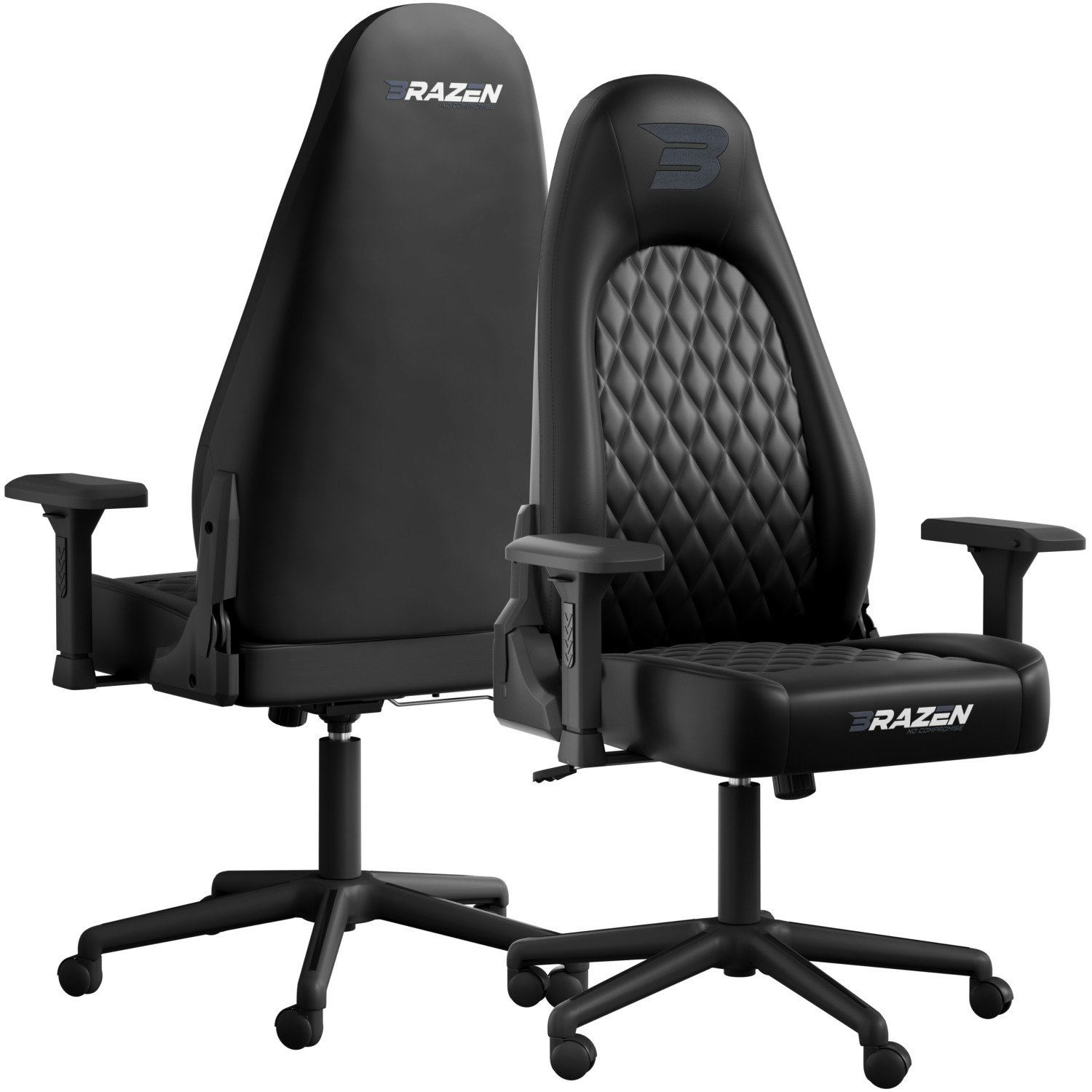 Rackhams Black President Elite Esports Pc Gaming Chair - Pu - Pc Gaming Chair