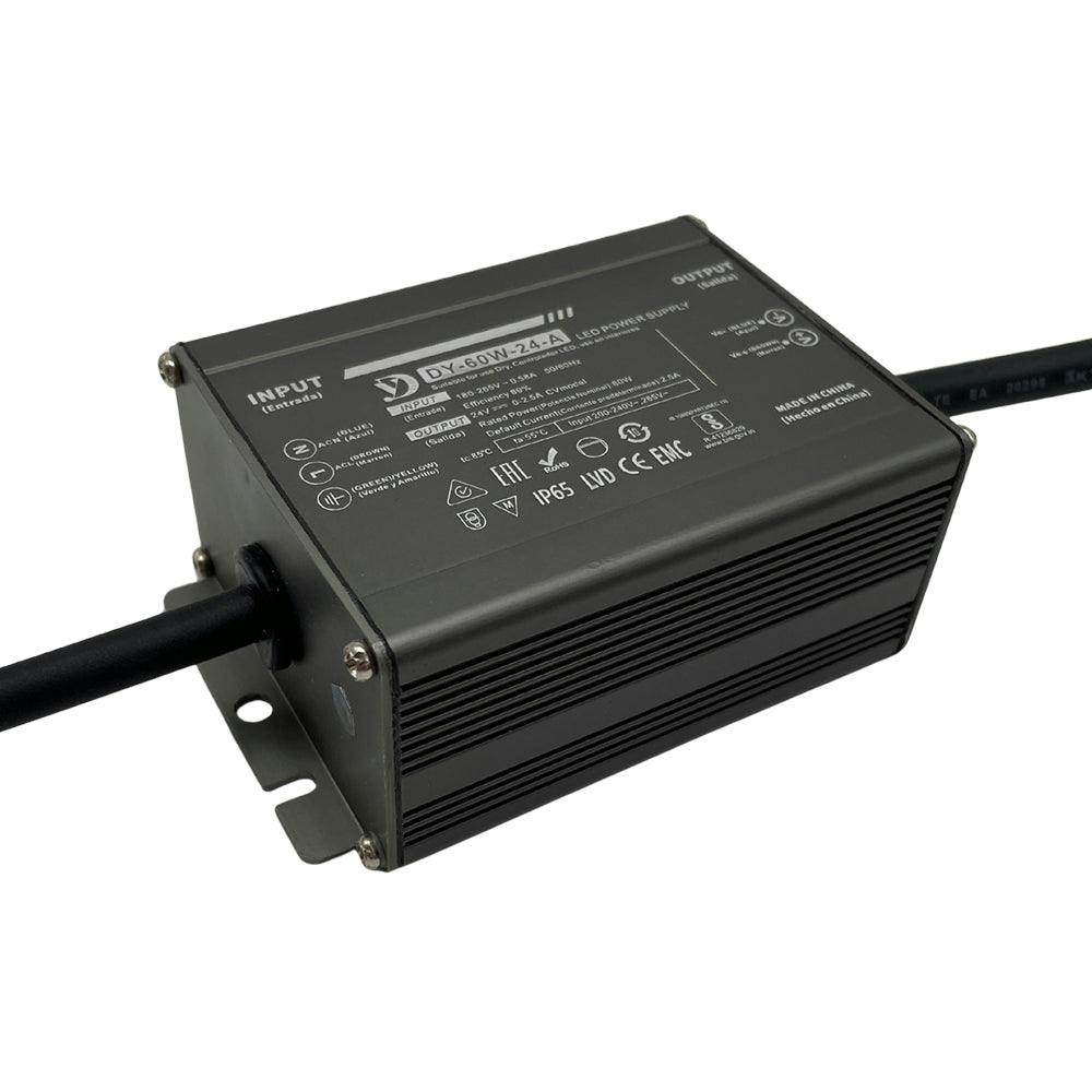 Ener-J Waterproof 60W 24V Power Supply, Constant Voltage Led Driver (Ip65/Ip67 Rated)