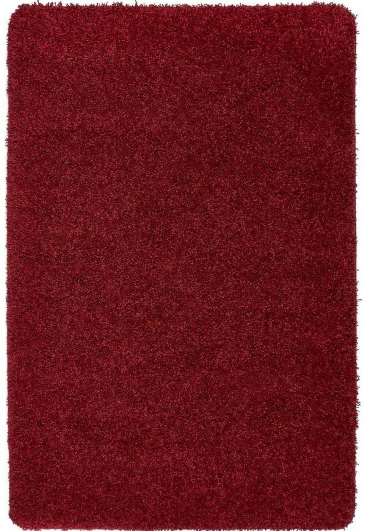 Rackhams Red Washable Shaggy Rug - 100X150 Cm