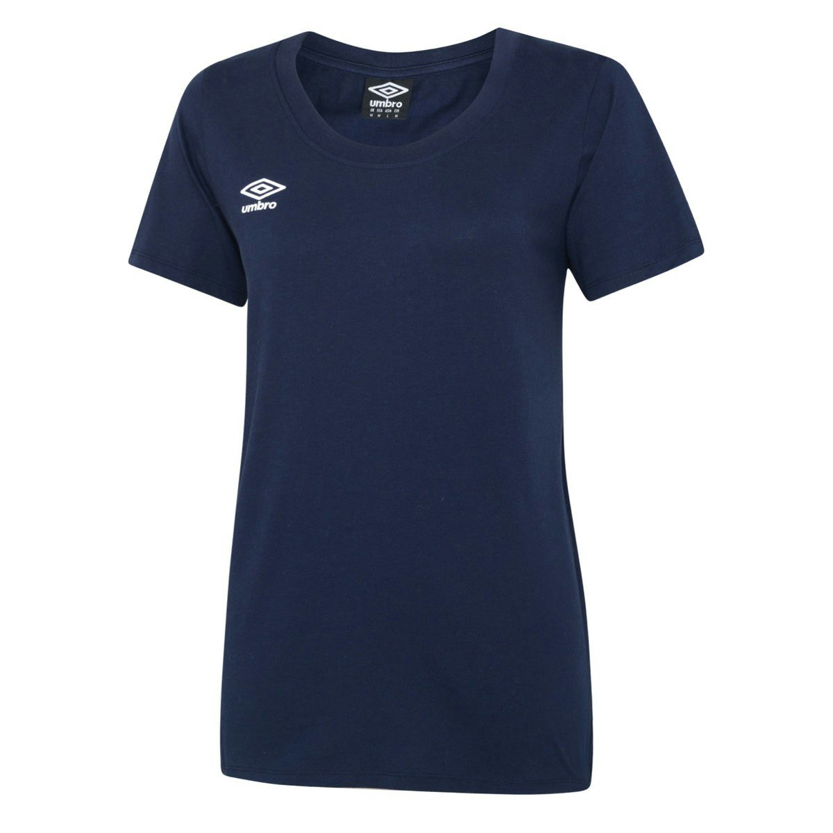 Umbro Women's White / Club Leisure T-Shirt - Navy/ - Navy/ - Extra Large