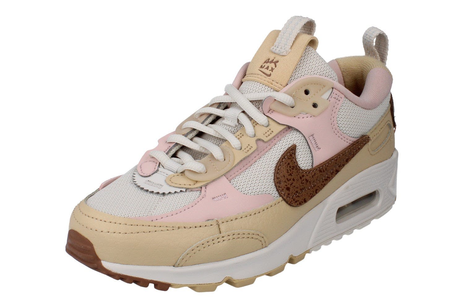 Nike Women's Light/Brown Air Max 90 Futura Trainers Dz4704 100 - Uk 7 | Us 9.5 | Eu 41
