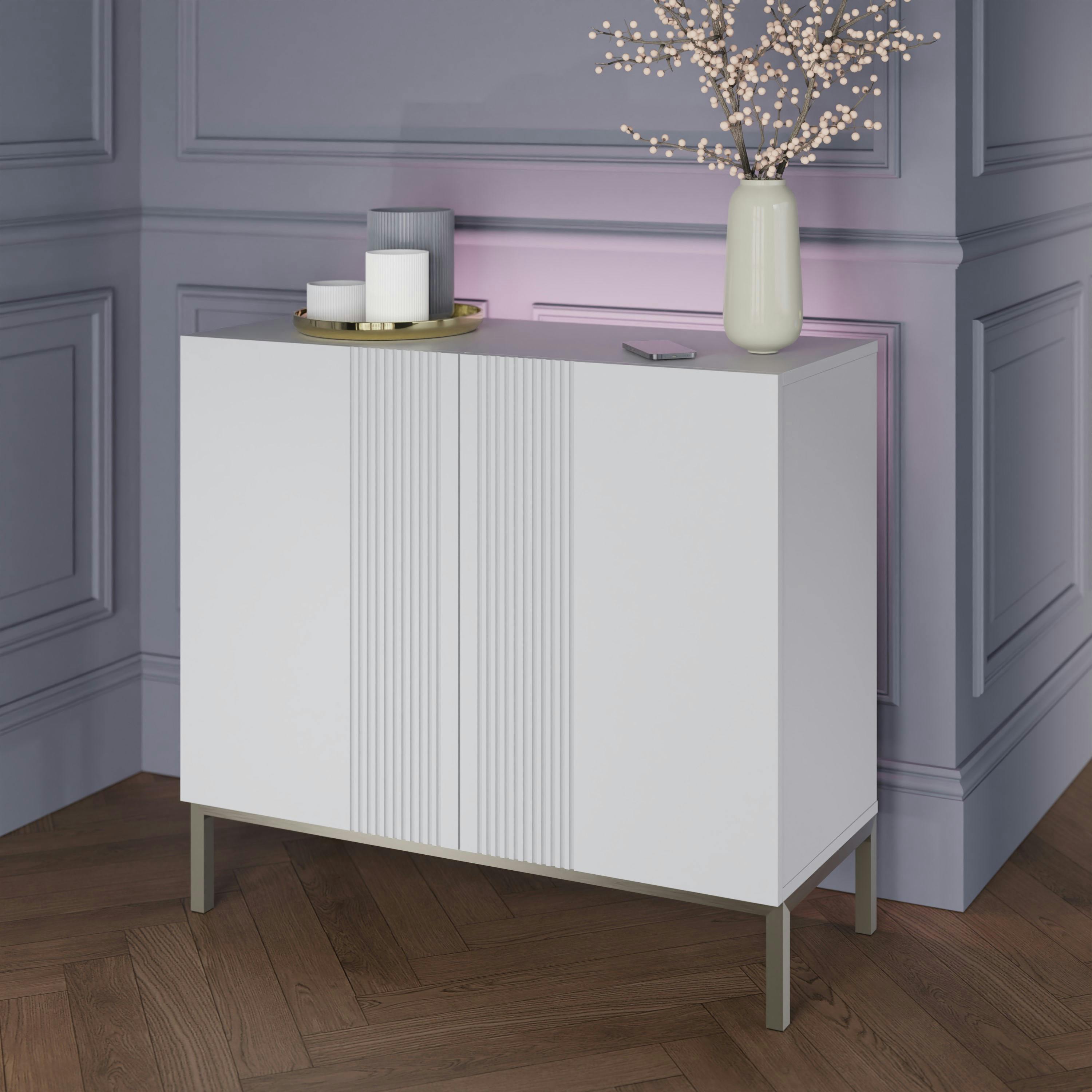 Rackhams White Frank Olsen Iona Tall Sideboard