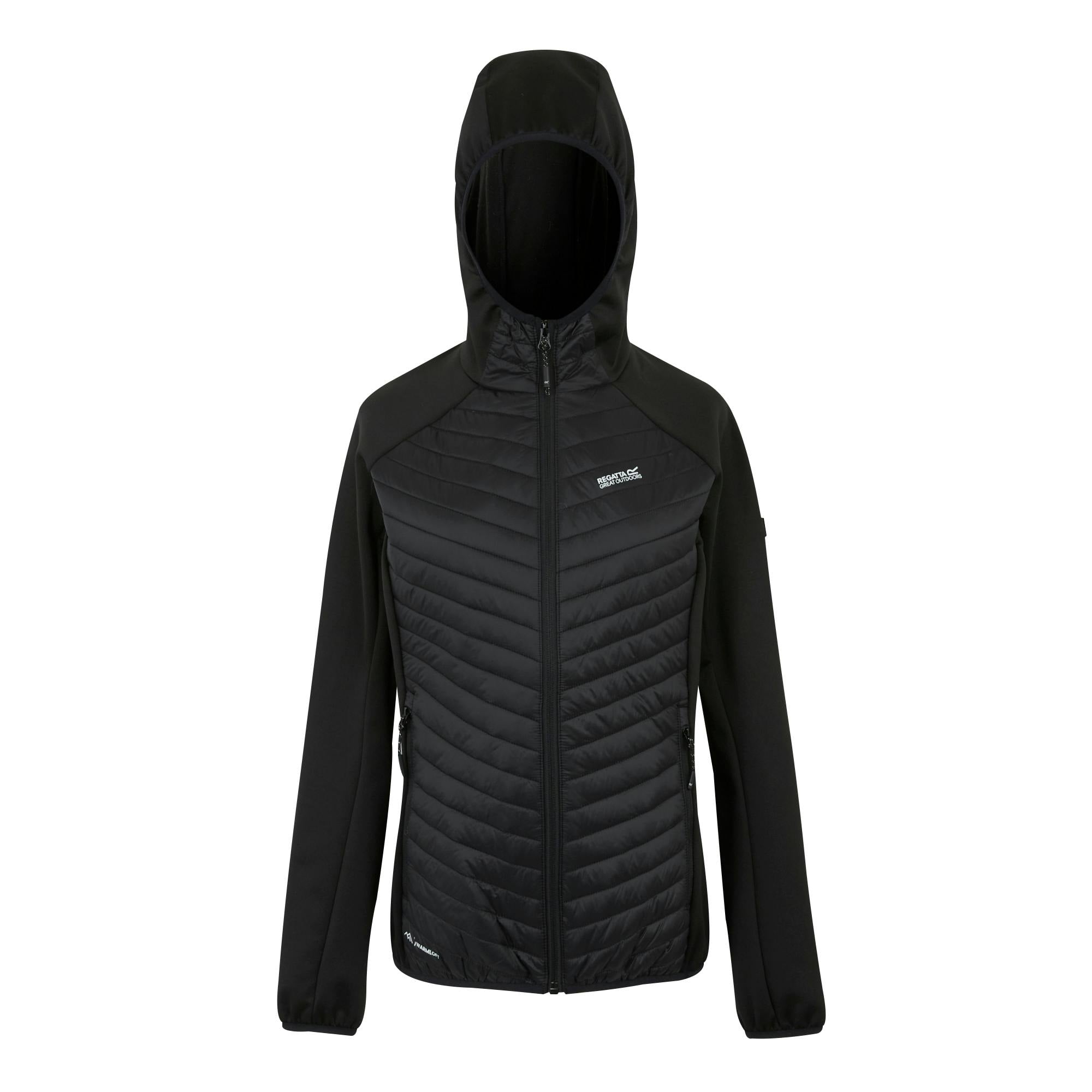 Regatta Women's Black Anderson Hybrid Jacket - 24 Uk - 100% Mixed