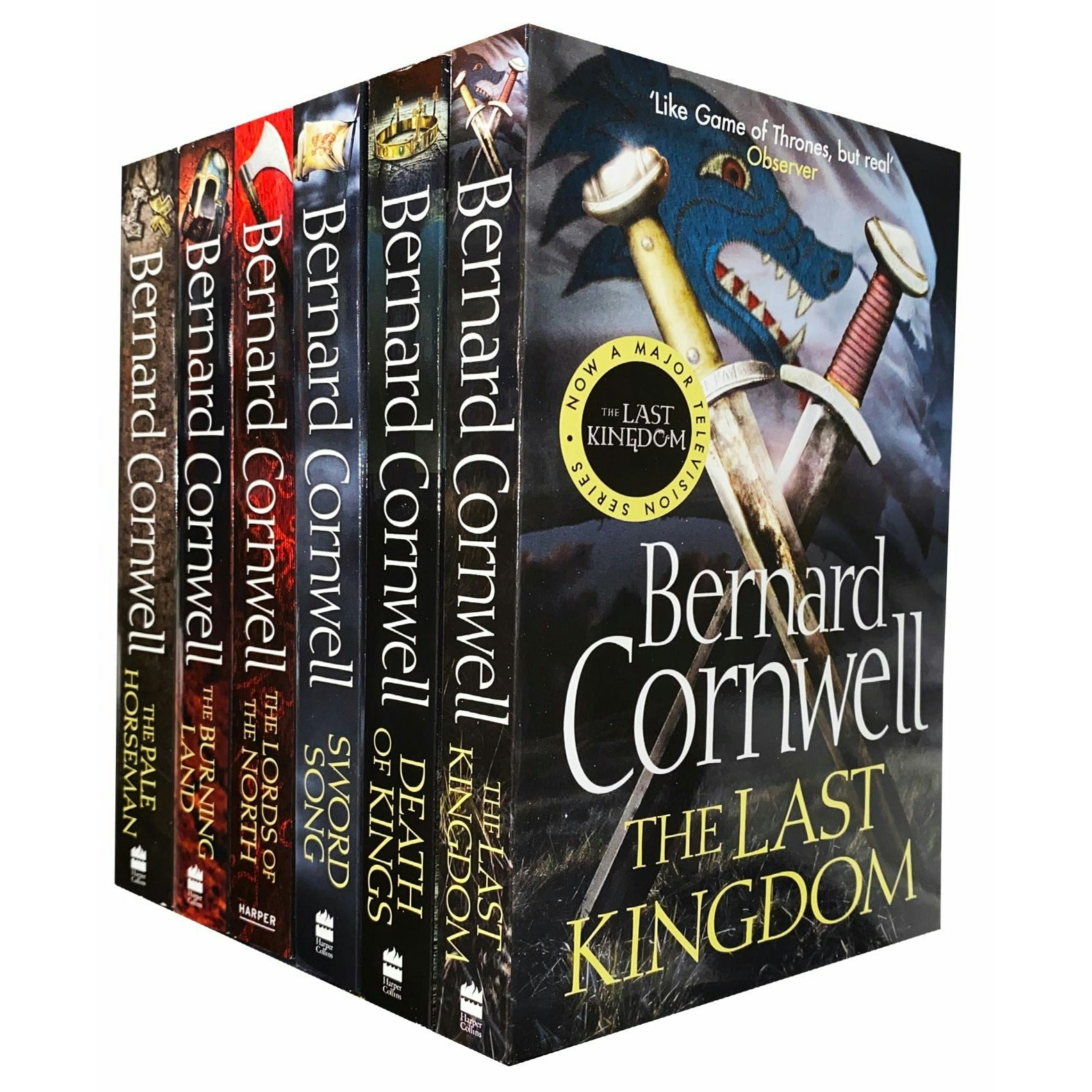 Various Publishers The Last Kingdom Warrior Chronicles Saxon Tales Series 1-6 Set By Bernard Cornwell