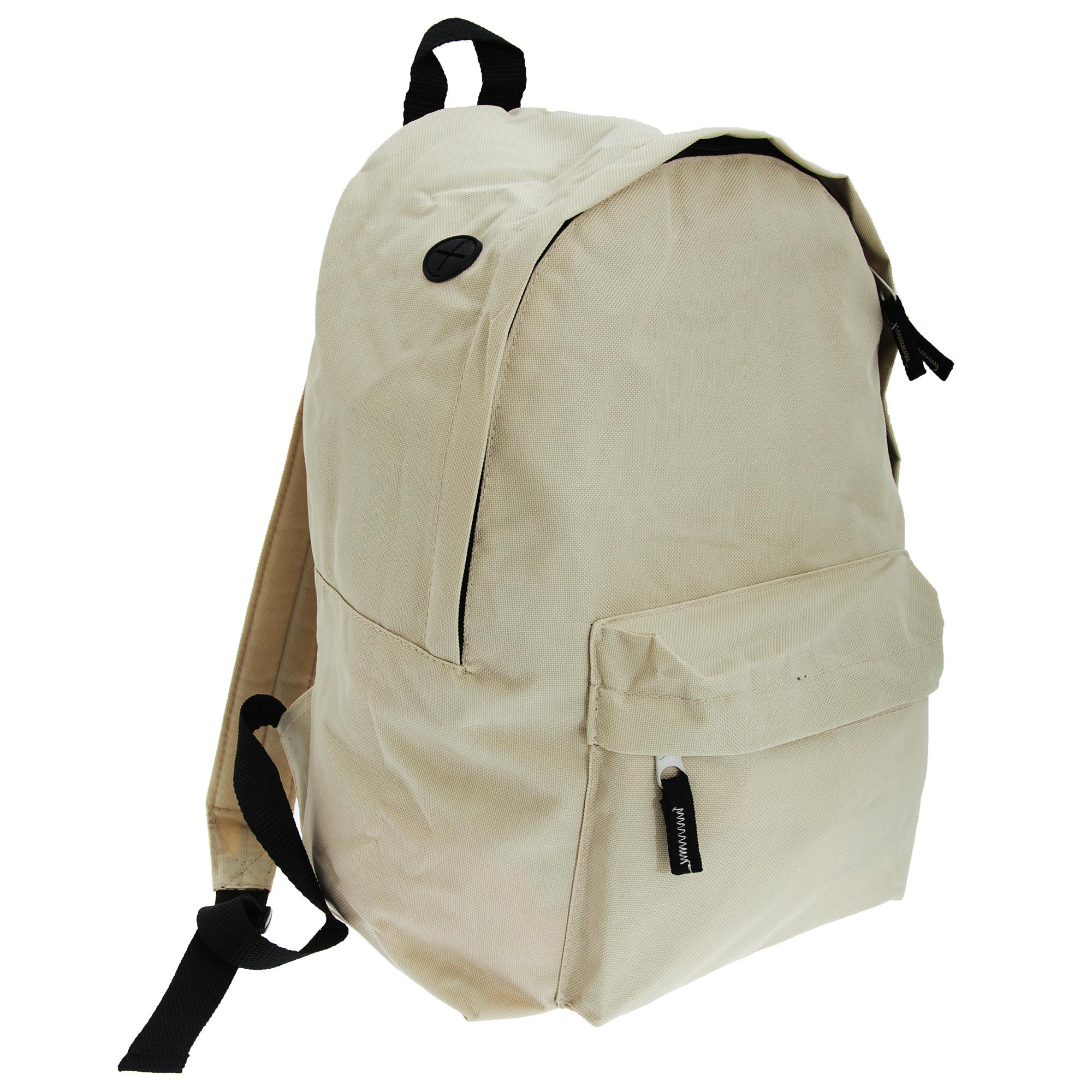 SOLS Unisex Rider Backpack / Rucksack Bag (Dune) - Beige - One Size - Image 3
