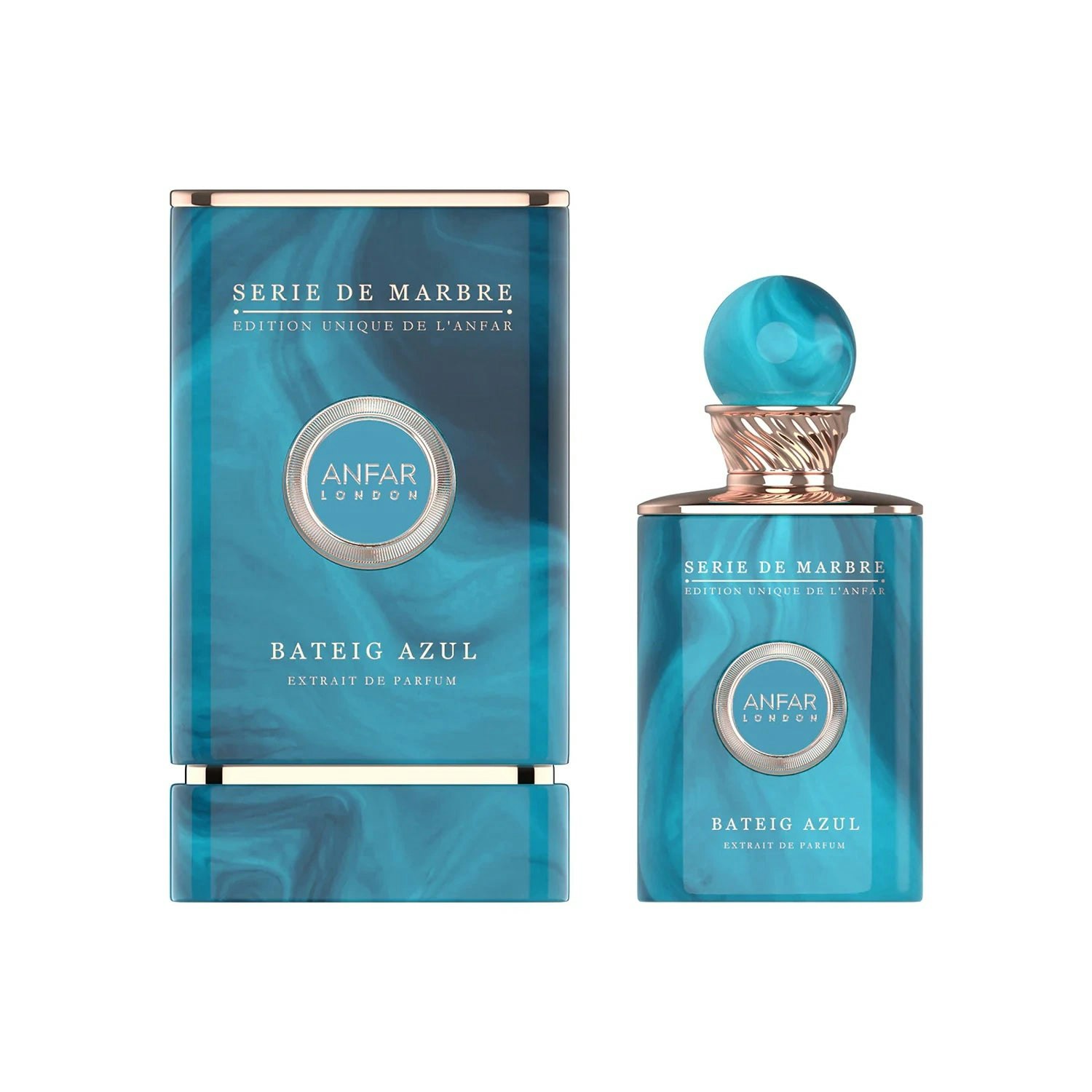 Anfar Bateig Azul 100ml Extrait de Parfum Série de Marbre in Blue - Image 4