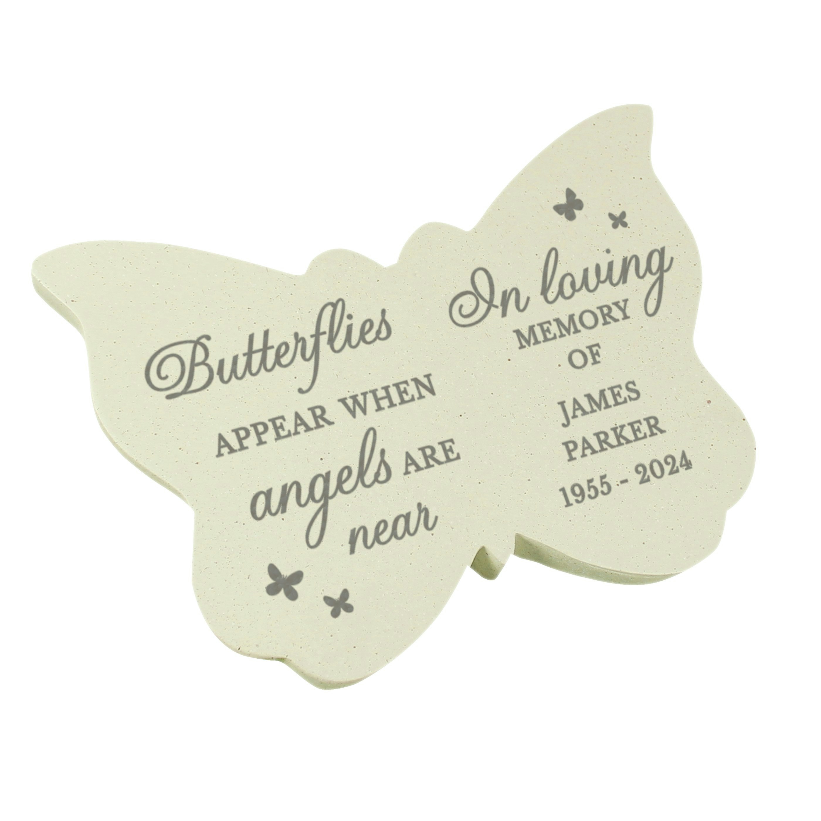 Personalised Memento Company Personalised Memorial Butterfly Resin Garden Ornament