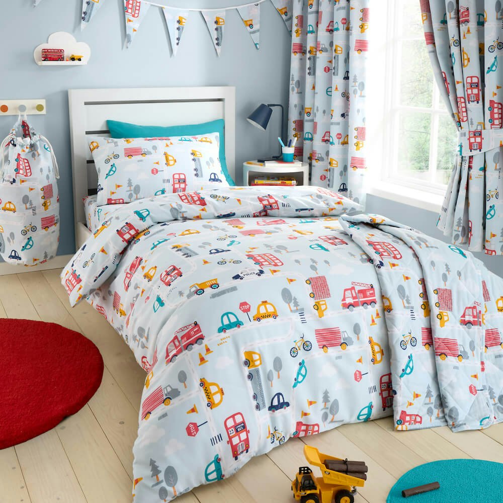 Happy Linen Company Road Trip Bedding Set - Single