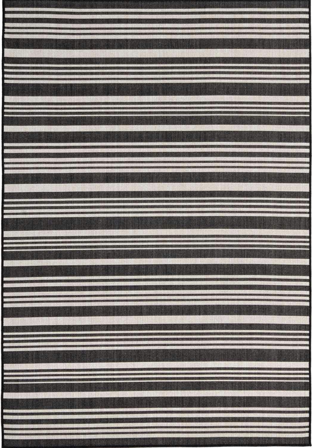 Rackhams Black Ecology Outdoor Rug | 300Bl - 160X230 Cm