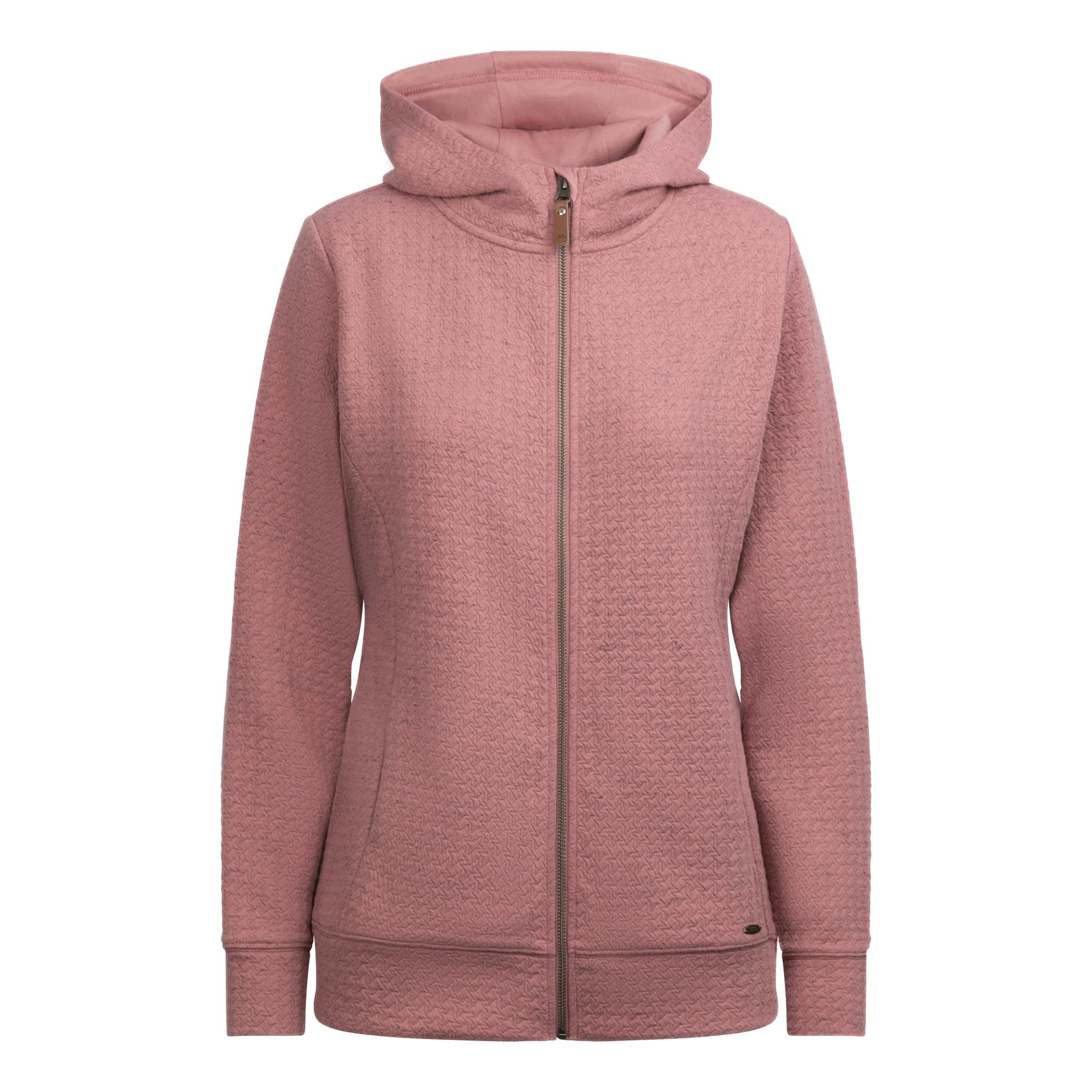 Trespass Women's Light / Winnie Hoodie - Mulberry Marl - Mulberry Marl - L - 95% Polyester/5% Spandex