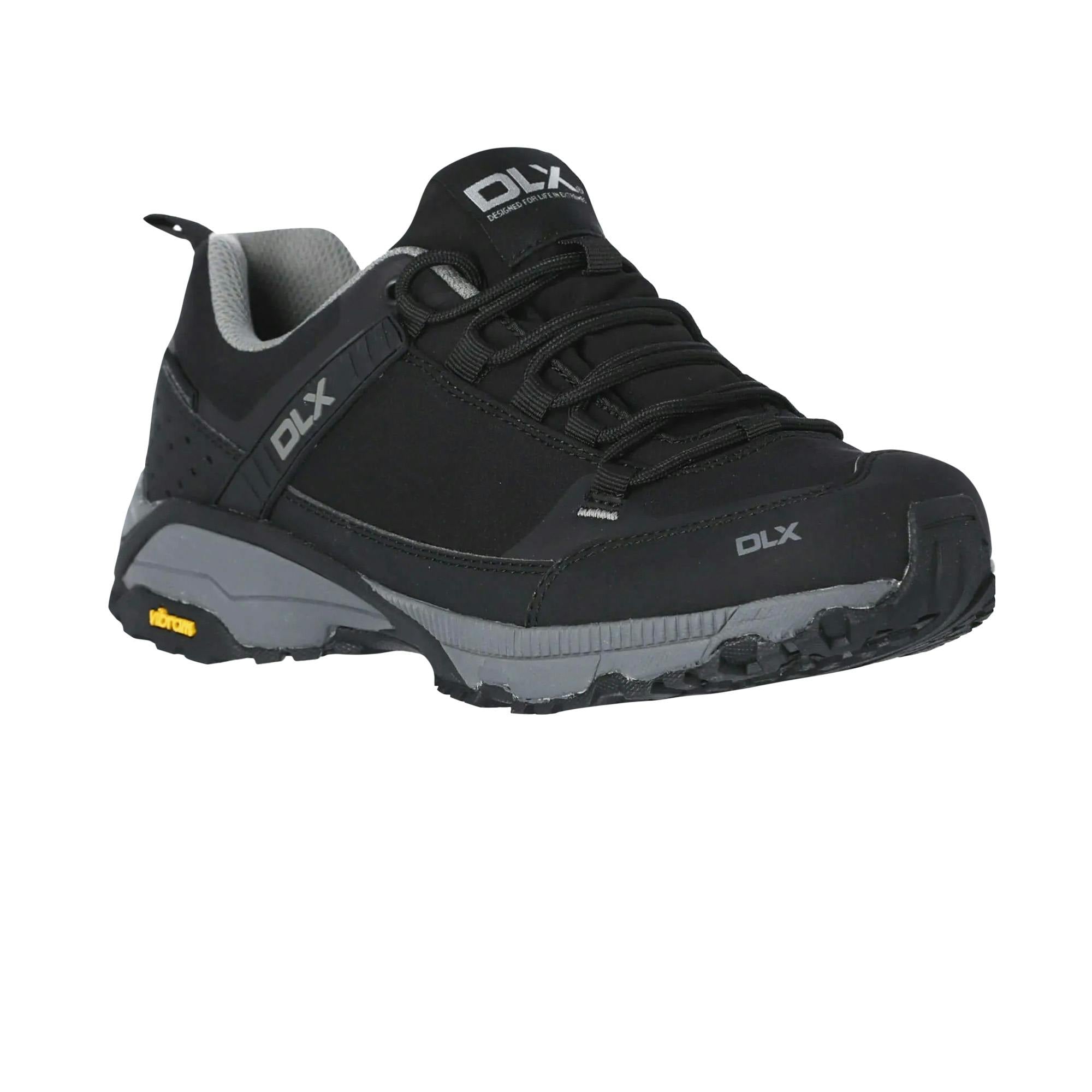 Trespass Men's Black Magellan Dlx Lightweight Low Cut Trainers - 6 Uk - 50% Phylon/50% Pu