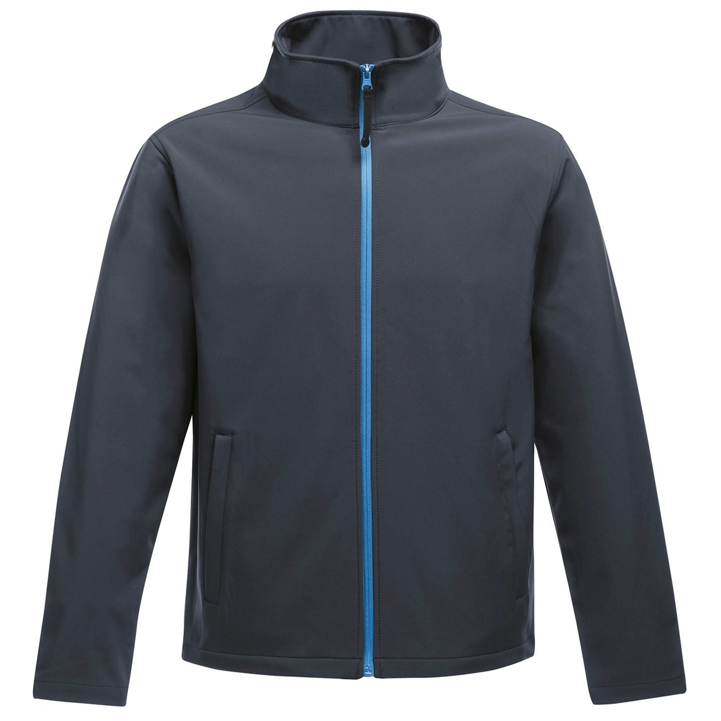 Regatta Men's Blue Standout Ablaze Printable Softshell Jacket - Navy/French - Navy/French 3XL