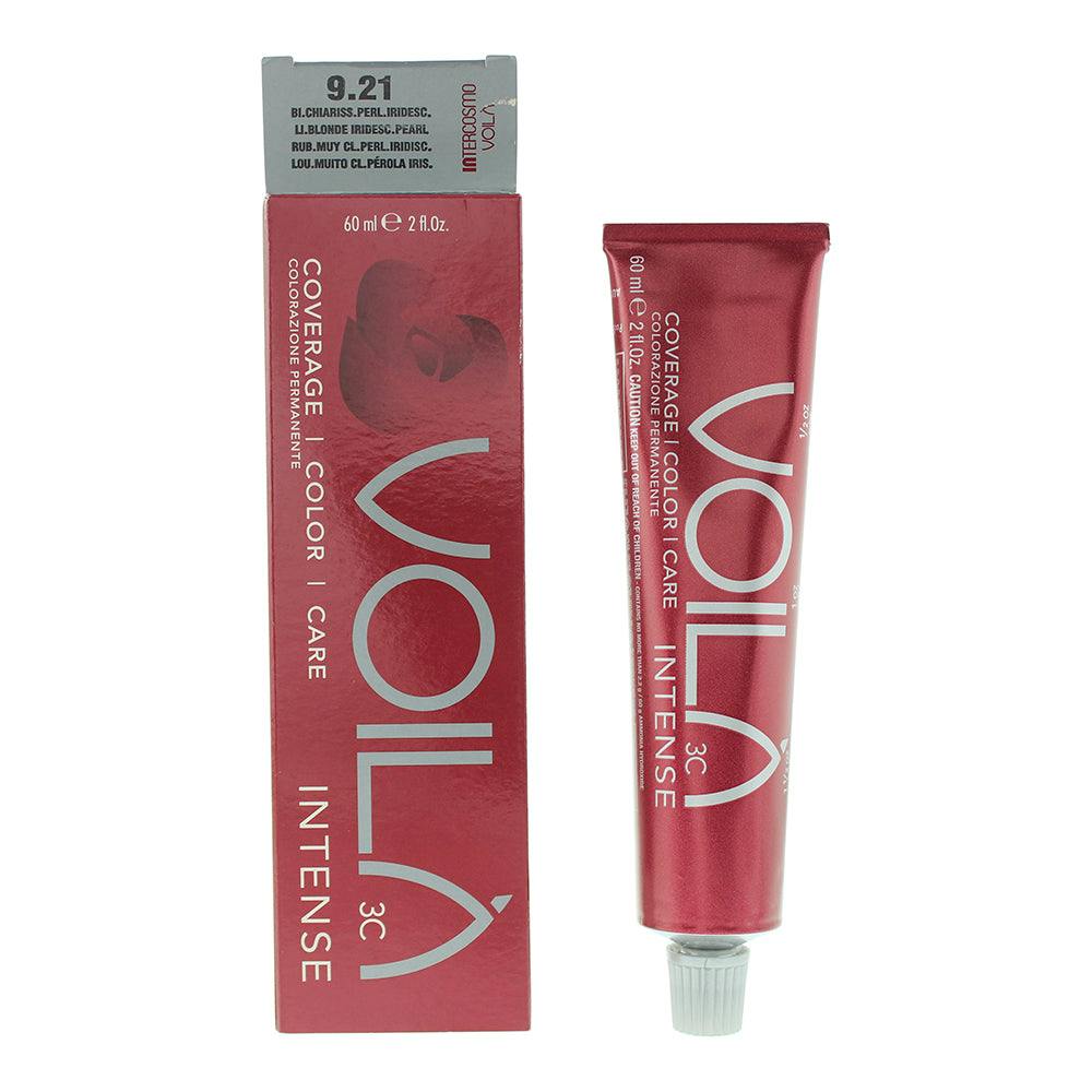 Intercosmo Voila 3C Hair Colour 60ml - 9.21 Light Blonde Iridescent Pearl - Image 3