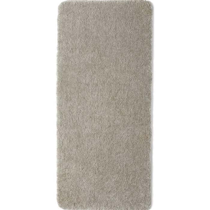 Rackhams Beige Soft Washable Shaggy Rug - 67X150 Cm
