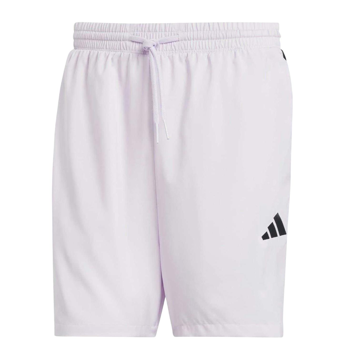 Adidas Men's Lavender 3 Stripes Shorts - Ice - S - Ice - 100% Polyester