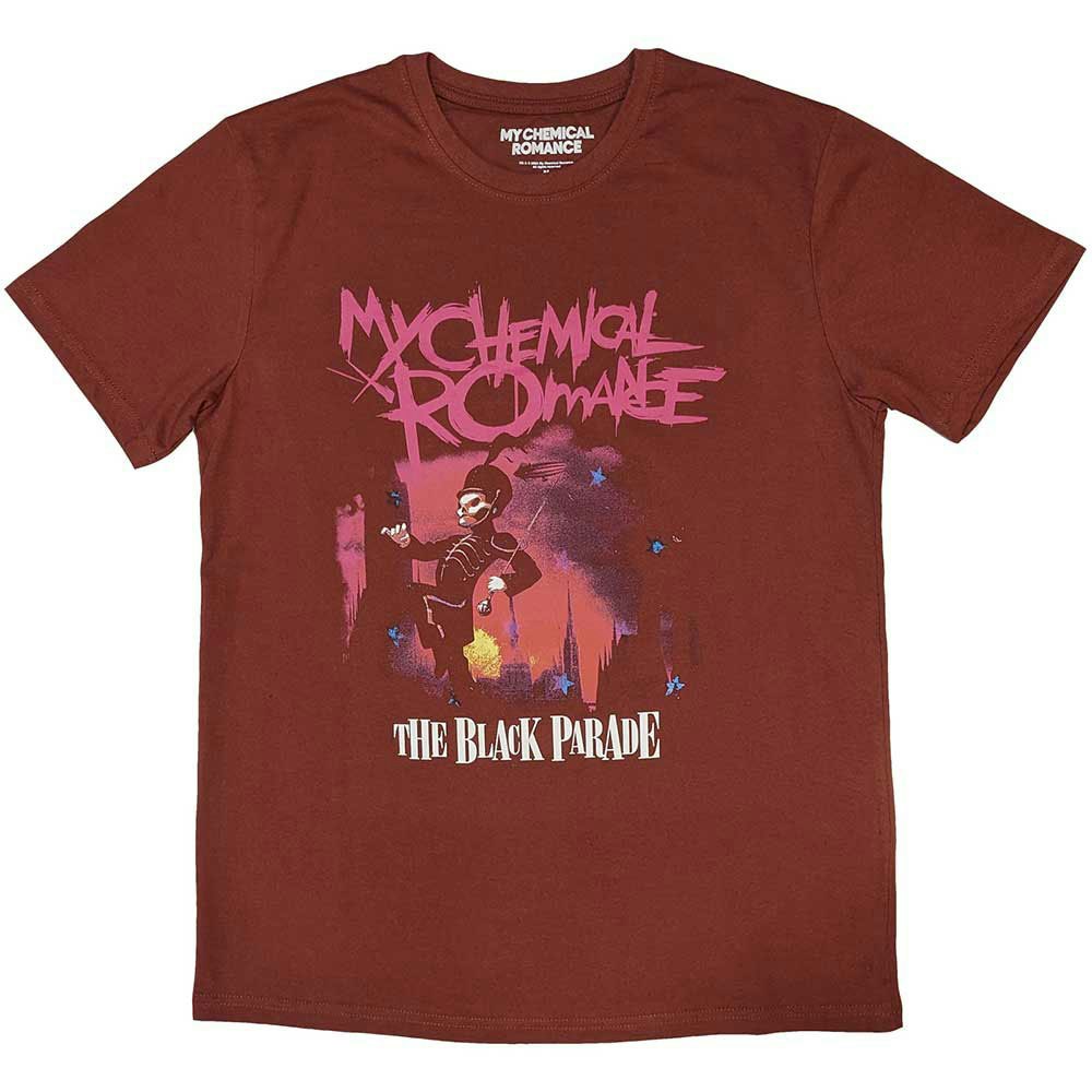 Paradiso Clothing Unisex Black Paradiso My Chemical Romance Parade March T Shirt - Xl