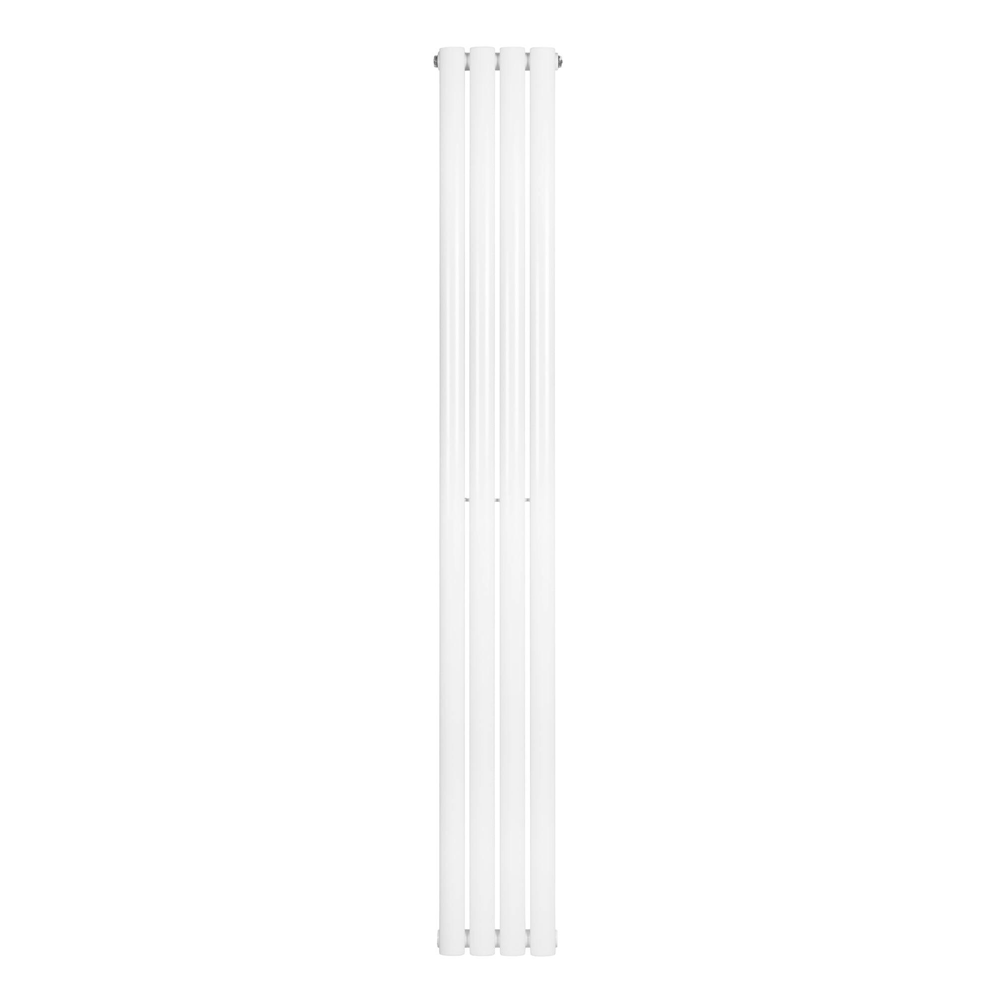 Monstershop White Oval Single Column Radiator - 1800 X 240Mm