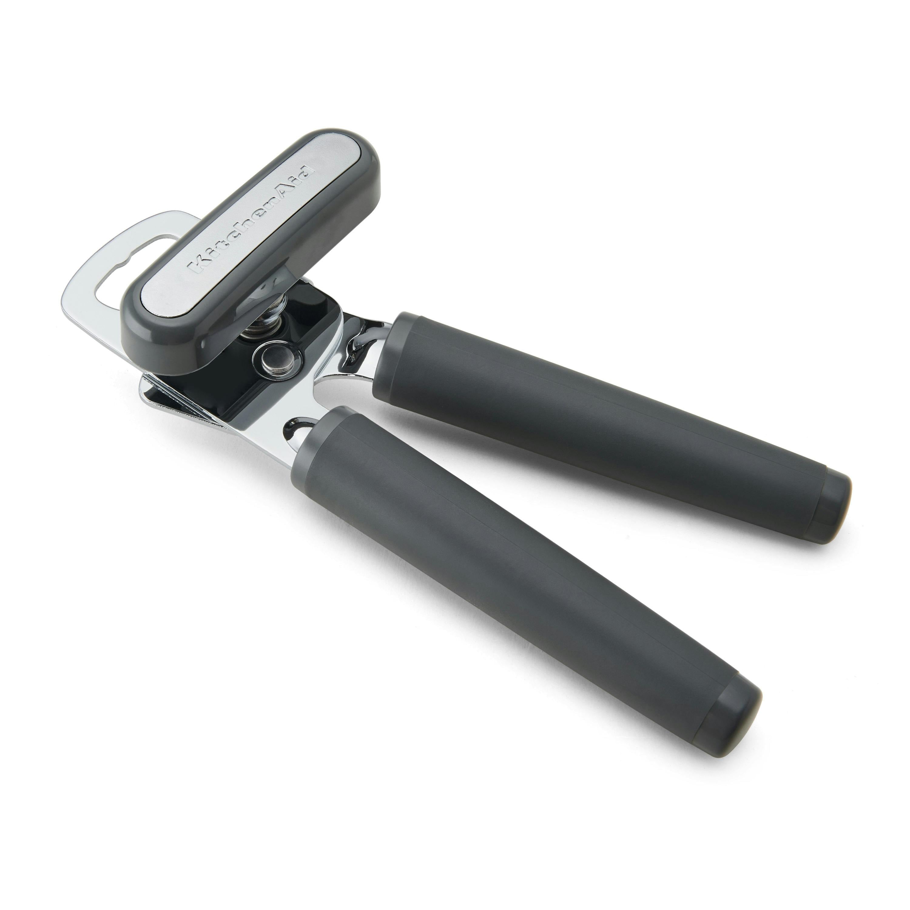 Rackhams Grey Multi-Purpose Tin Opener, Charcoal - Stainless Steel - Can Opener