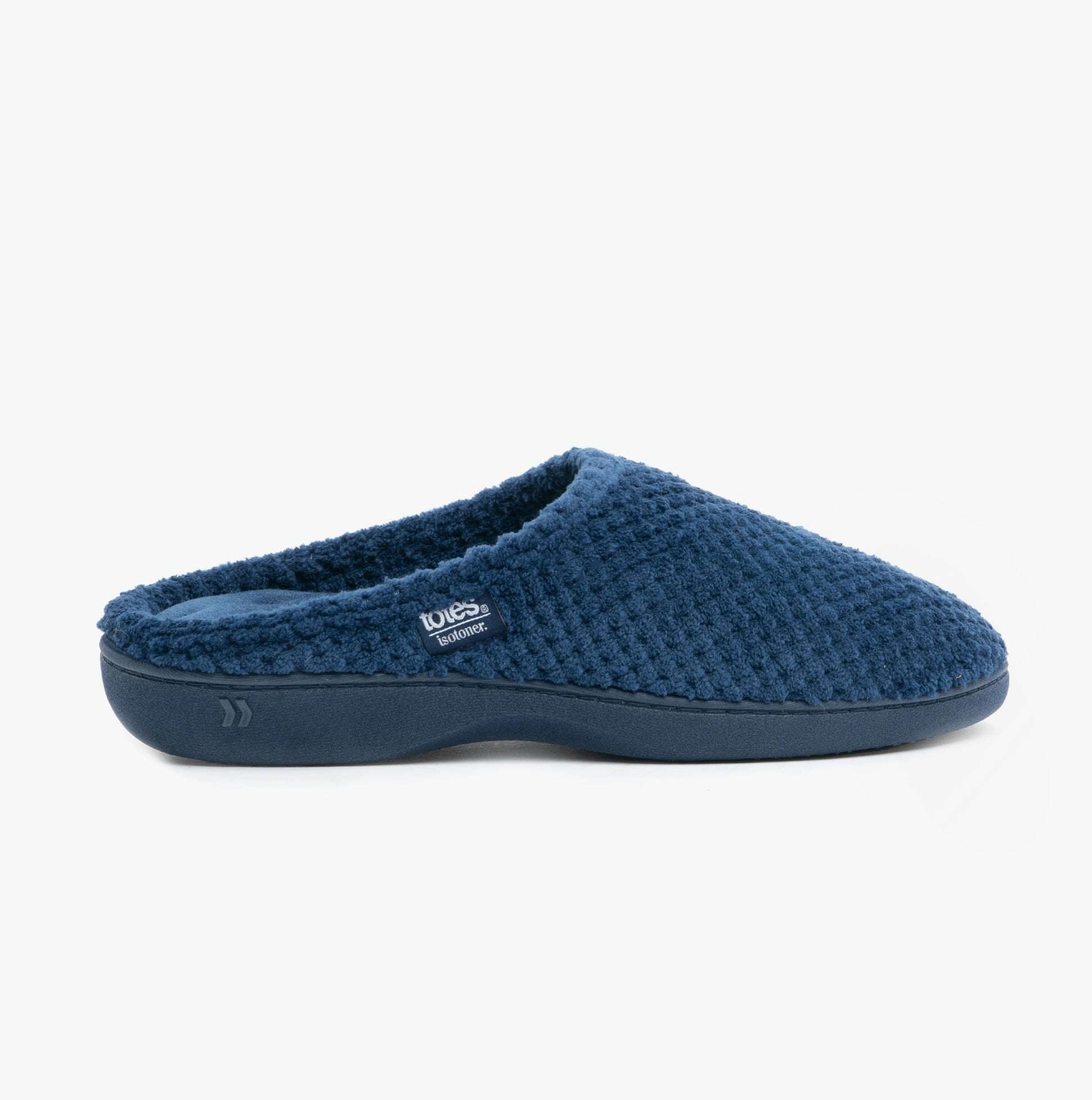 Totes Women's Isotoner Popcorn Terry Mule Slippers Navy - Uk 8