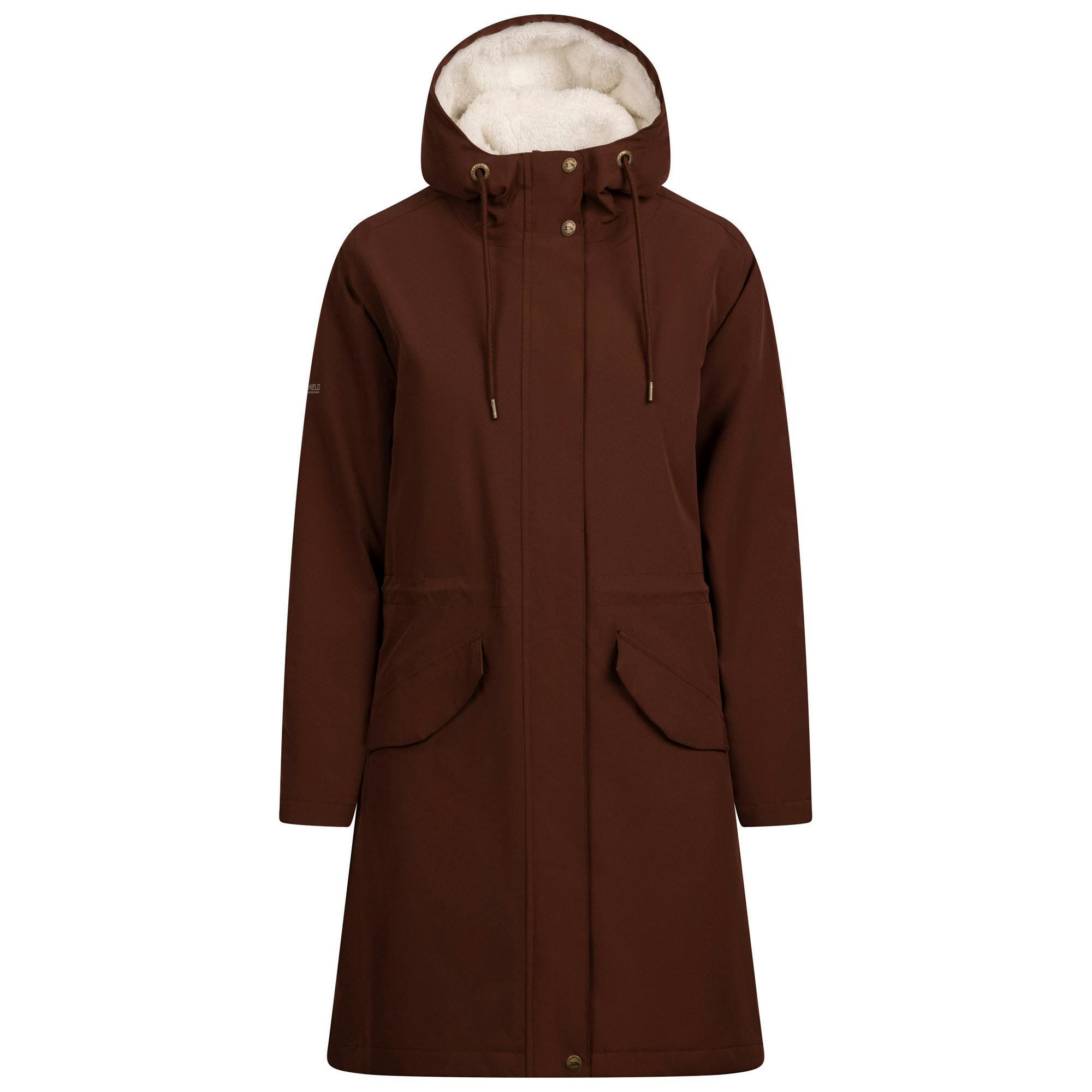 Trespass Women's / Vailsom Waterproof Jacket - Chestnut - Xl - Chestnut - 100% Mixed