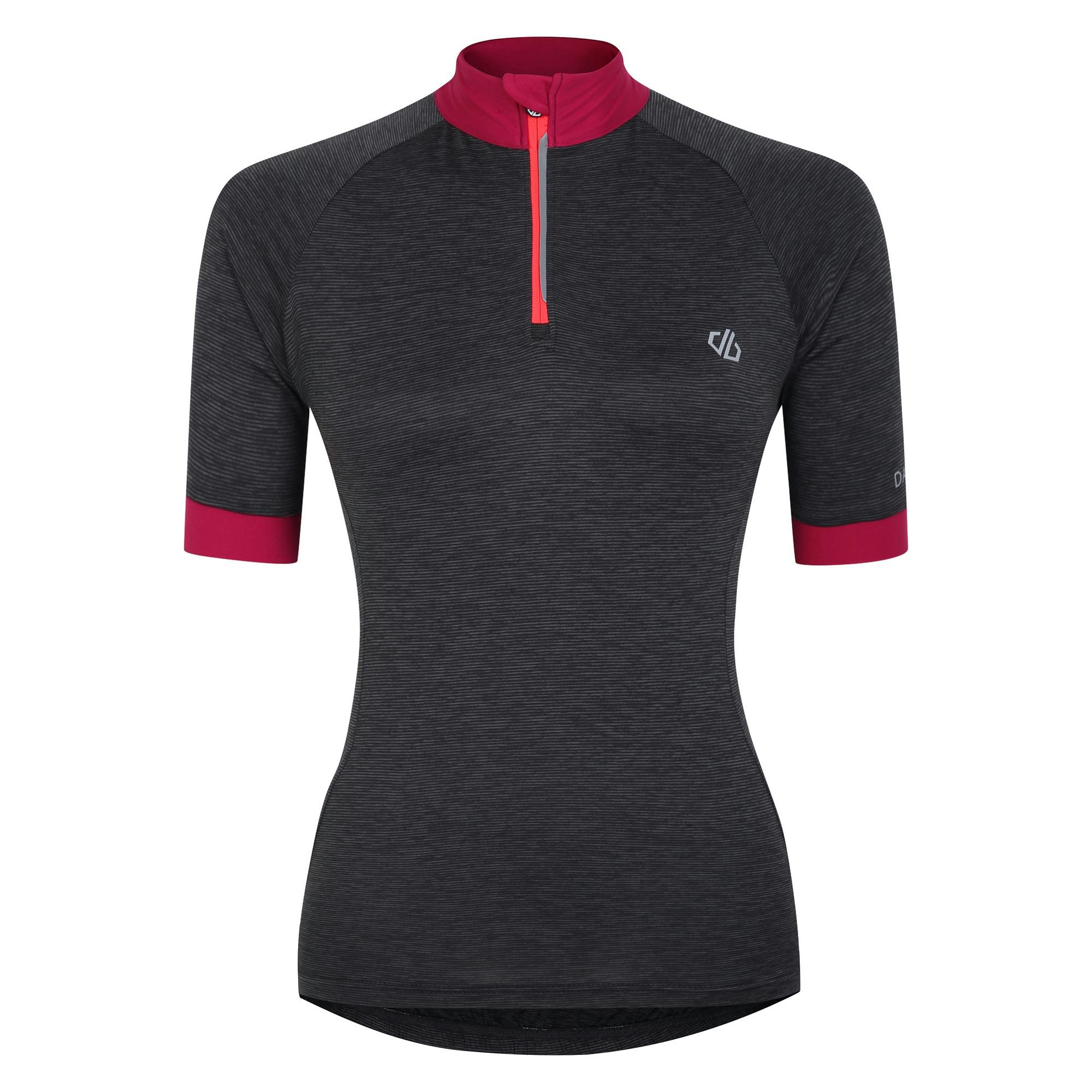 Dare 2B Women's Black / Pedal Through It Ii Jersey - Marl