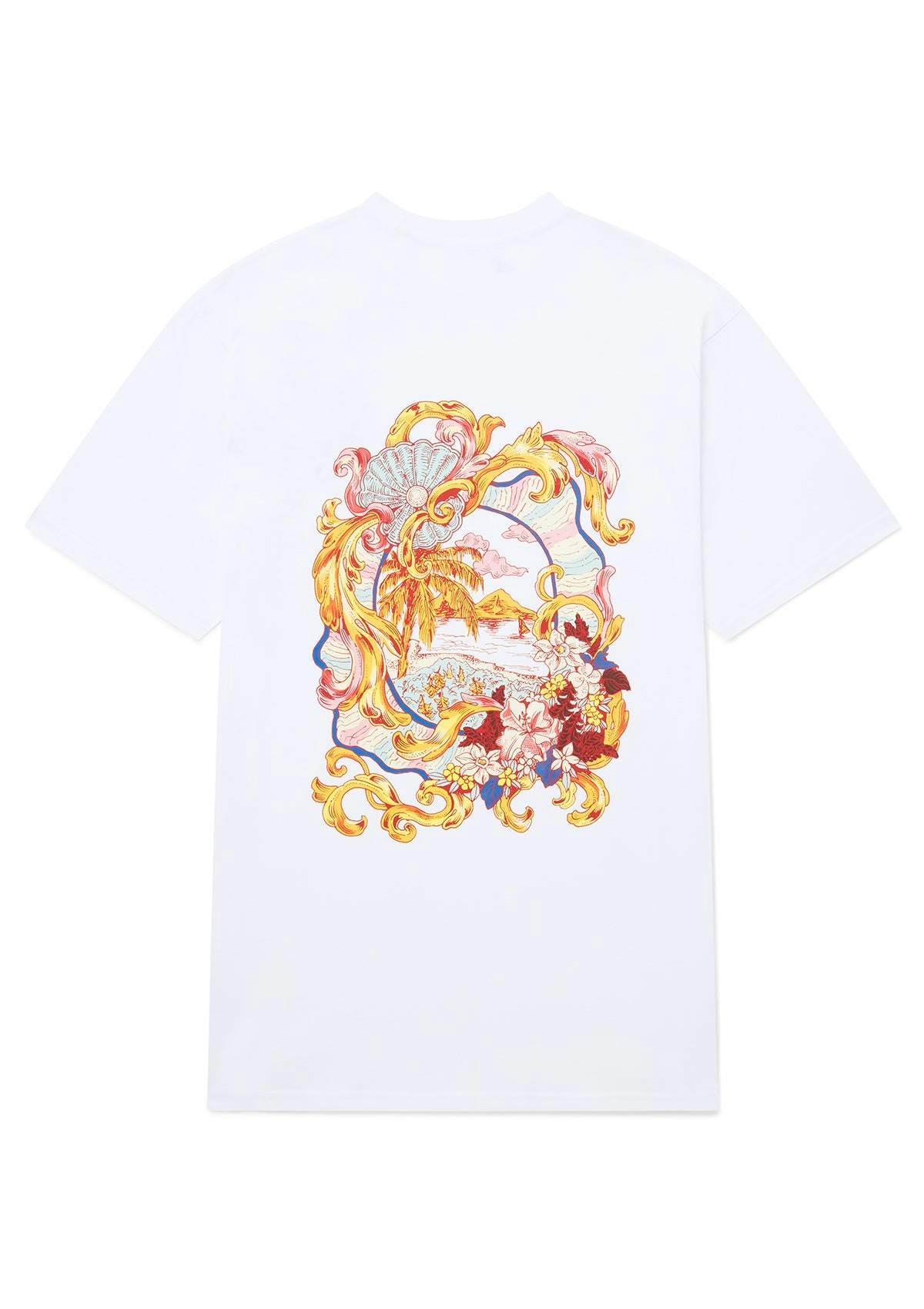 Boardies White Baroque T-Shirt - M