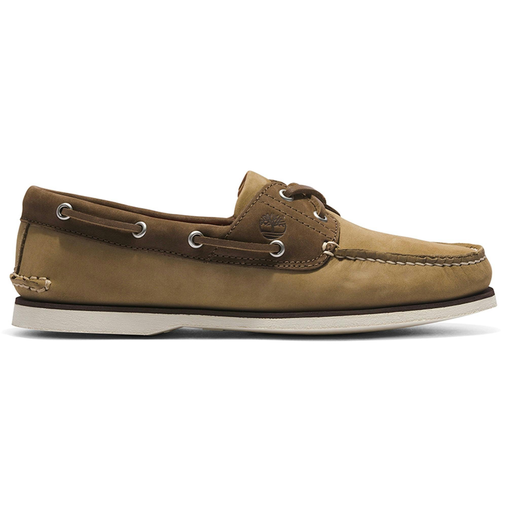 Timberland Men's Grain/White/Silver Classic Boat Shoe Sale - Petrified Oak - Uk 7