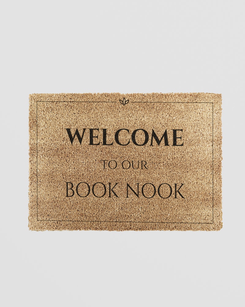 Artsy Doormats Welcome To Our Book Nook Doormat (60 X 40Cm)