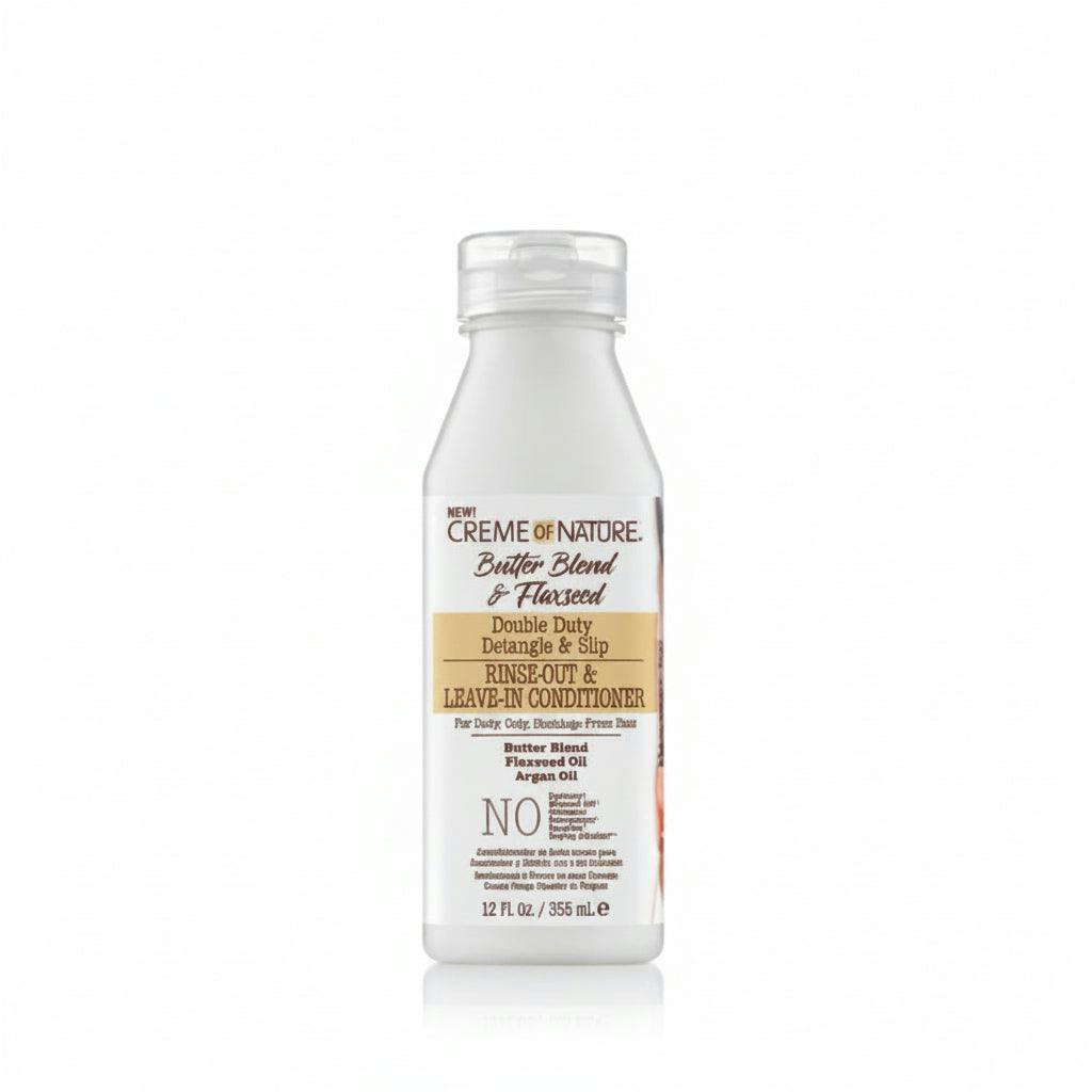 Creme Of Nature Flaxseed Rinse-Out & Leave-In 355Ml
