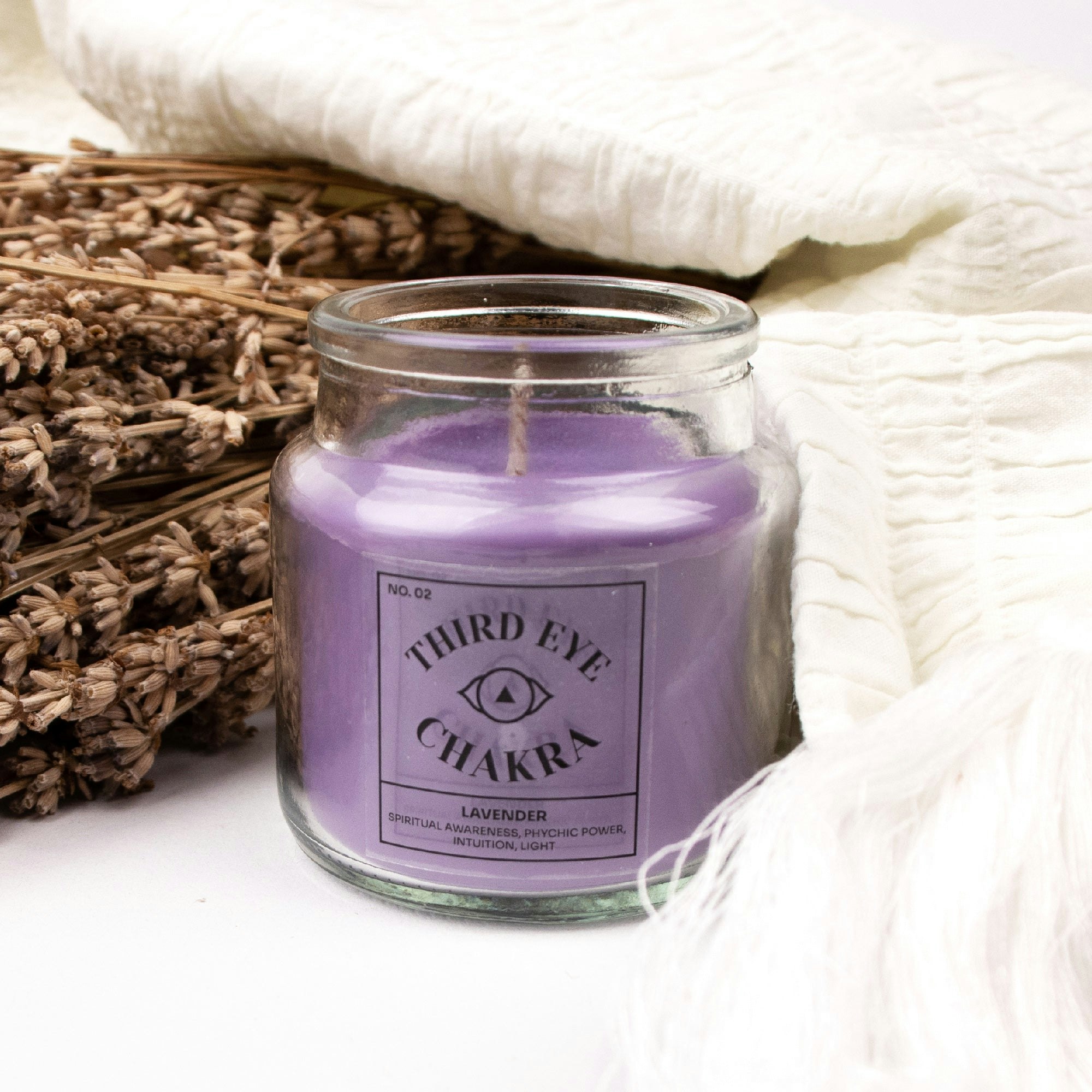 Rackhams Lavender Seven Chakra Candles