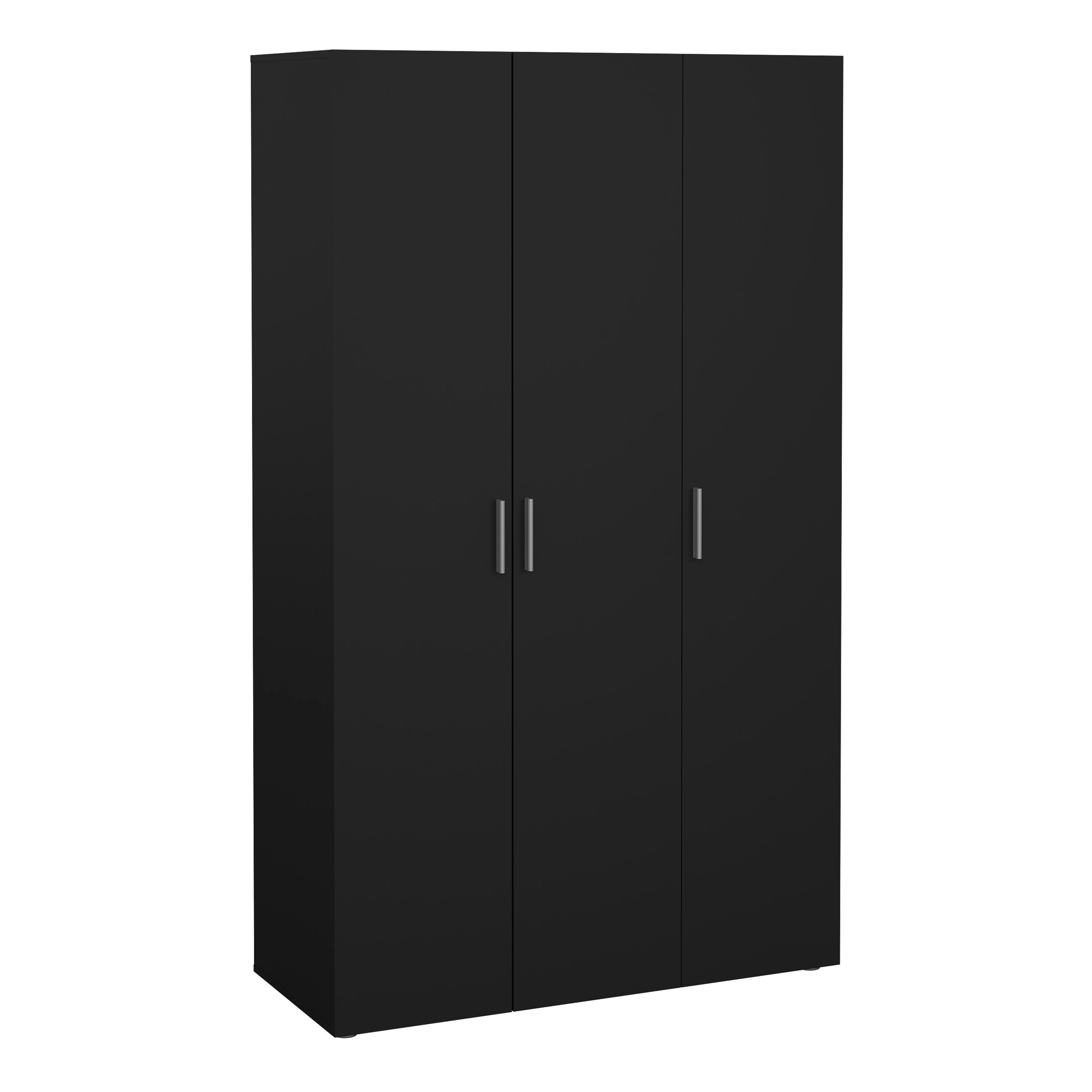 Rackhams Black Pepe Wardrobe With 3 Doors In - Malemine - 1