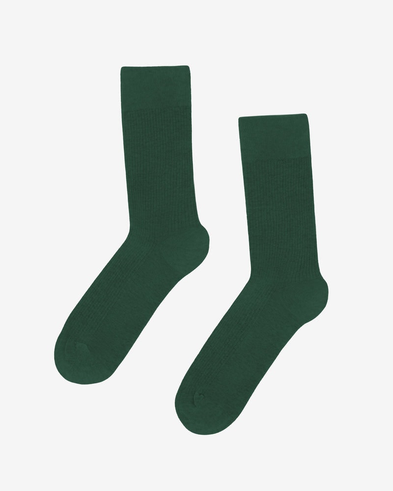 Colorful Standard Men's Green Classic Organic Socks - Emerald - Emerald - Uk7-11 Eu41-46 Us8-12