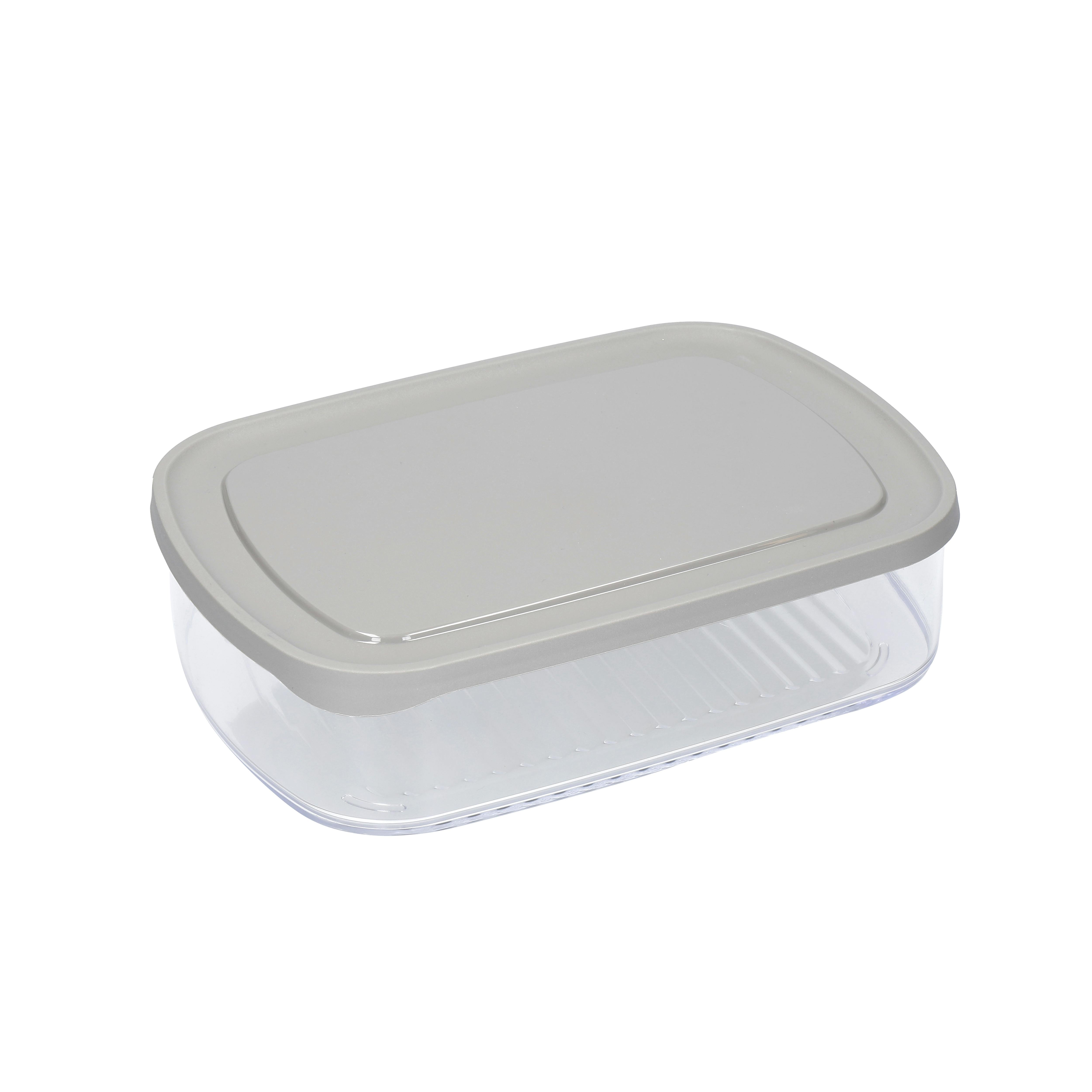 Masterclass Cheese Fridge Storage Box, 1700Ml - Clear - Plastic - Food Storage