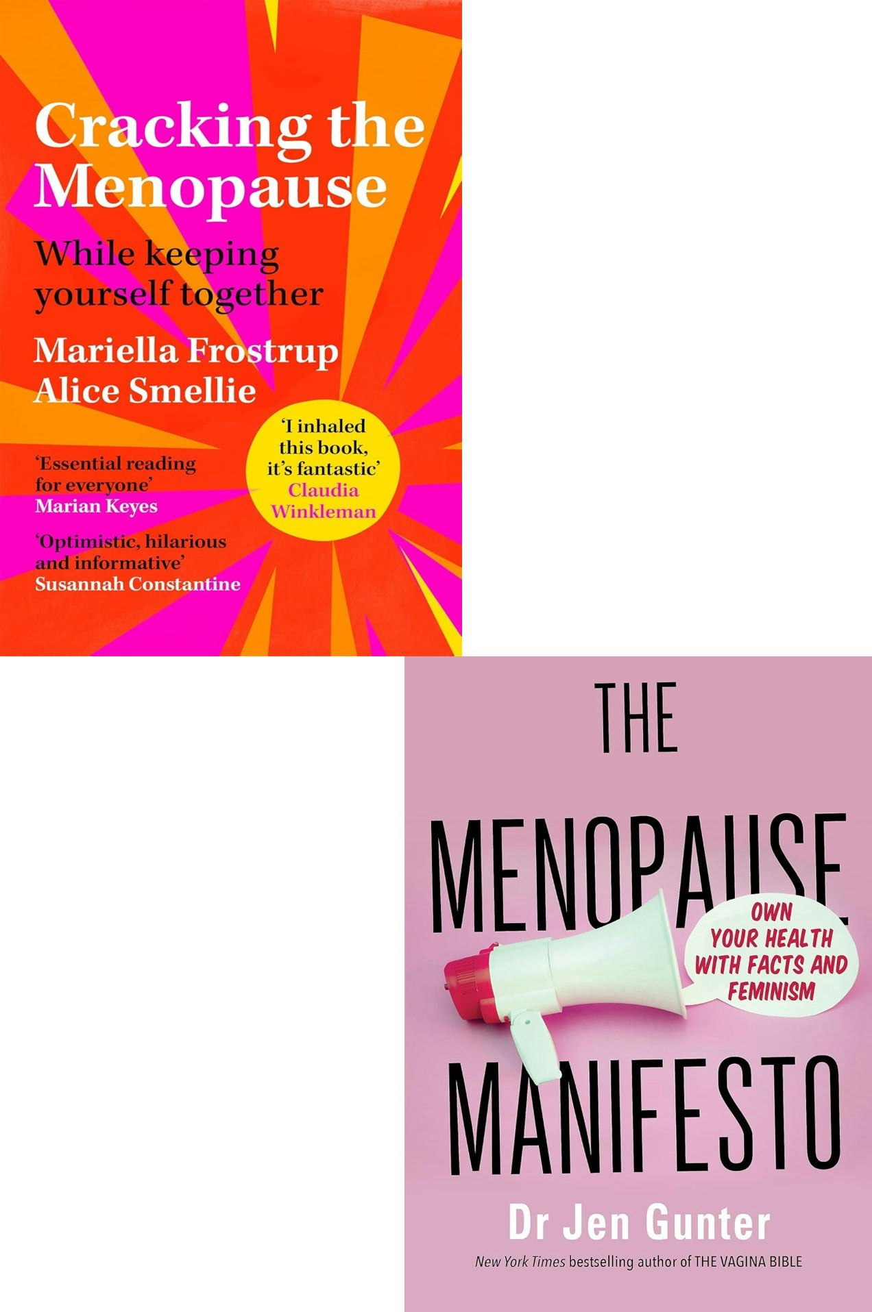 Books4people The Menopause Manifesto, Cracking The Menopause 2 Books Collection Set