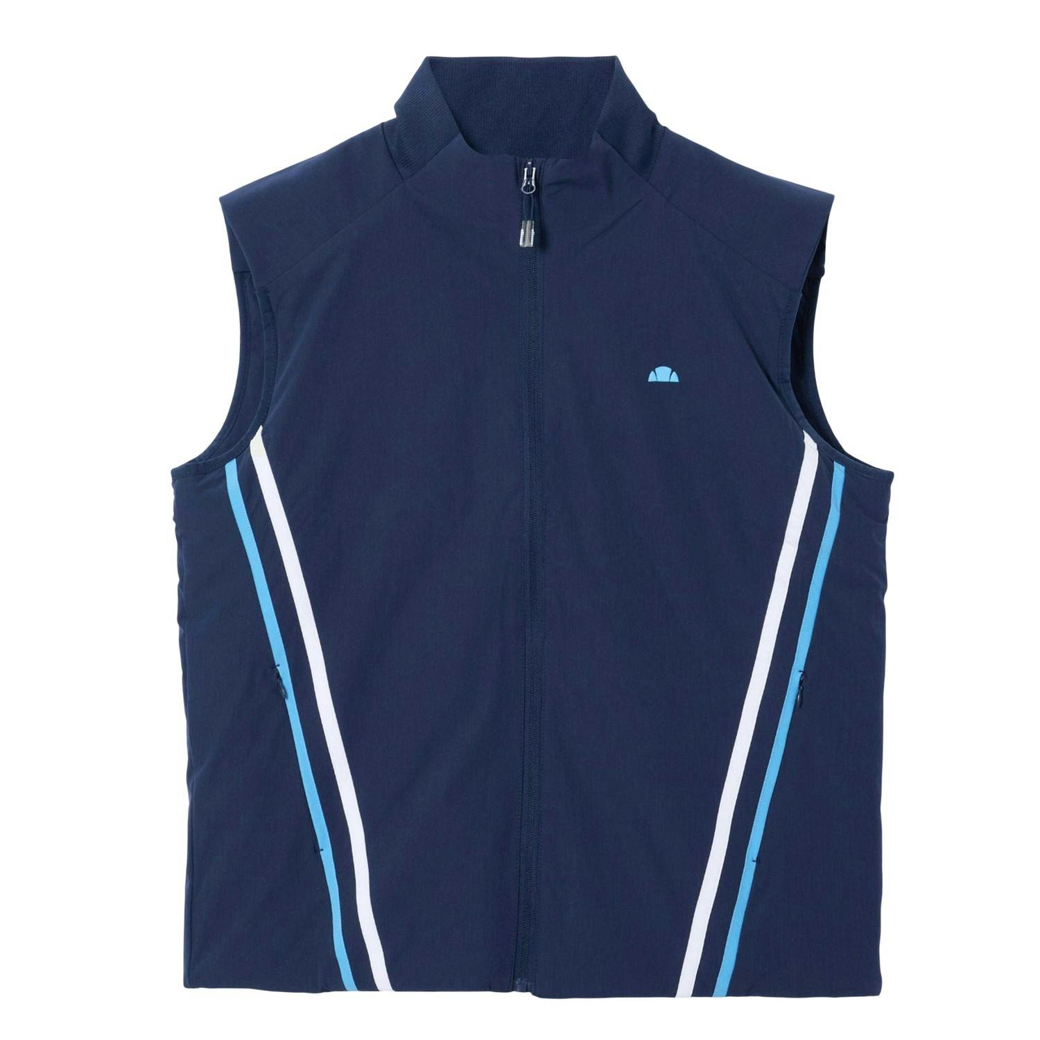 Ellesse Men's Rushano Gilet - Navy - S - Navy - 90% Polyamide/10% Elastane