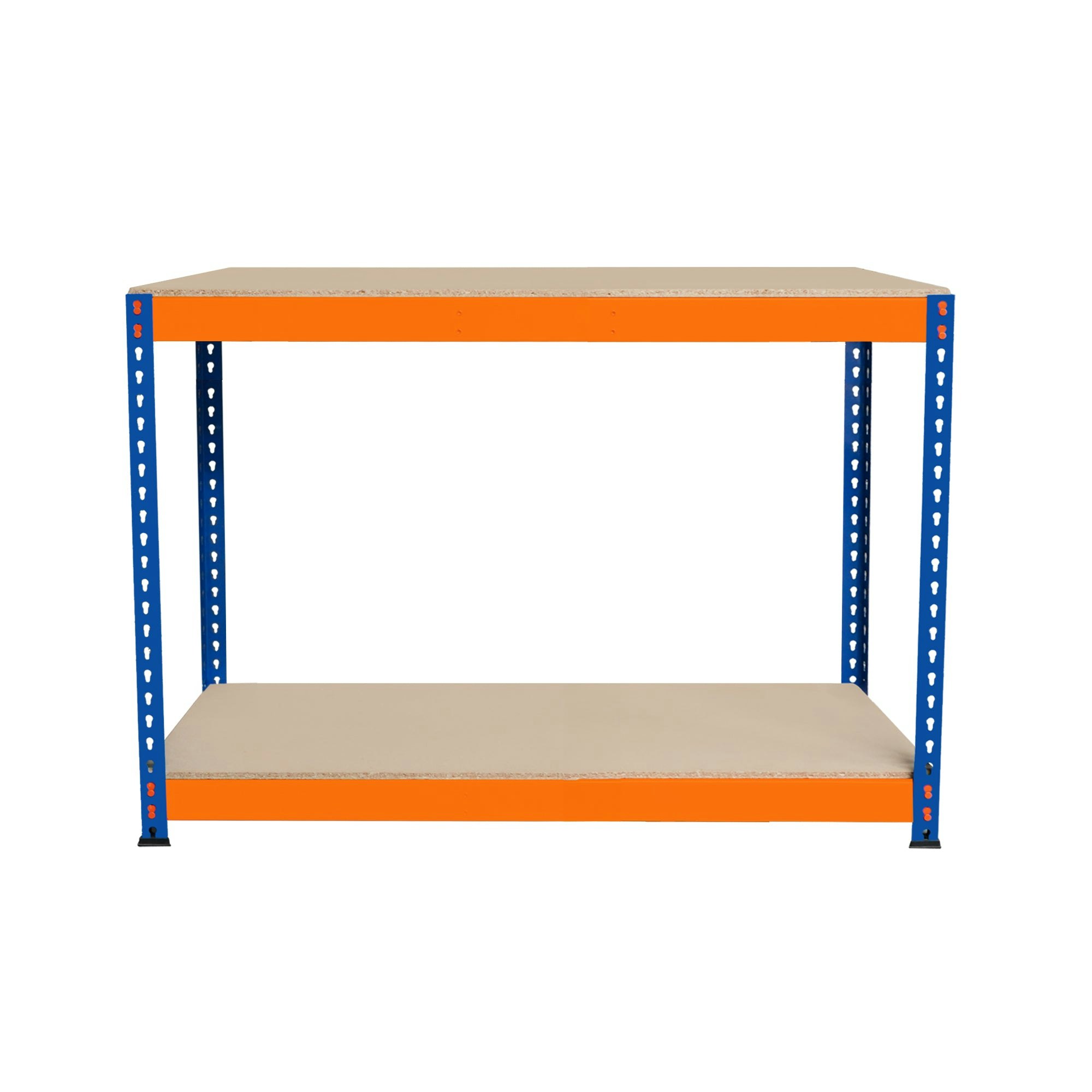Rackhams S-Rax 2 Tier Workbench - 120Cm X 45Cm X 90Cm