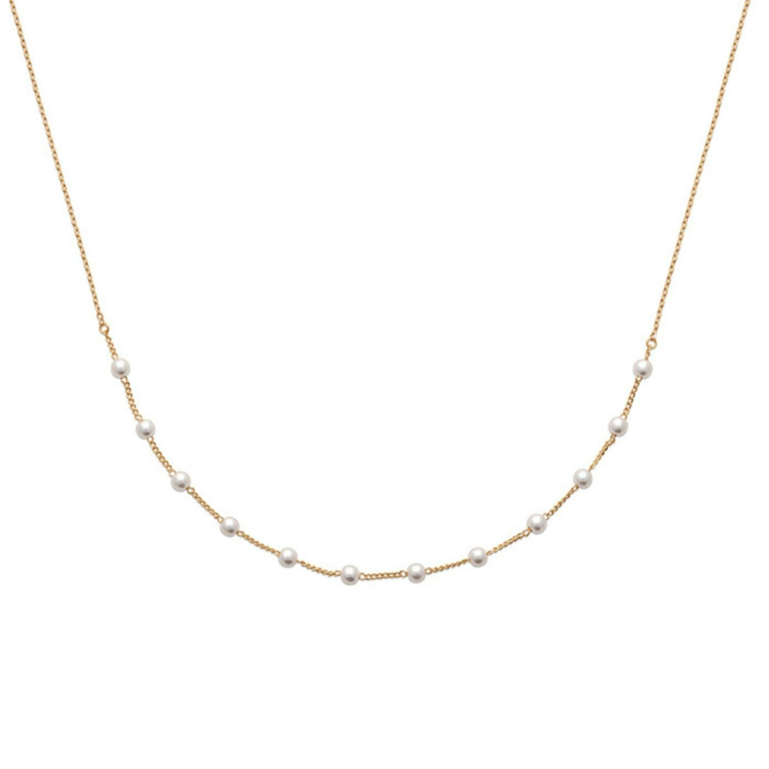 Harfi Gold 18Ct Vermeil Plated Essential Pearl Necklace