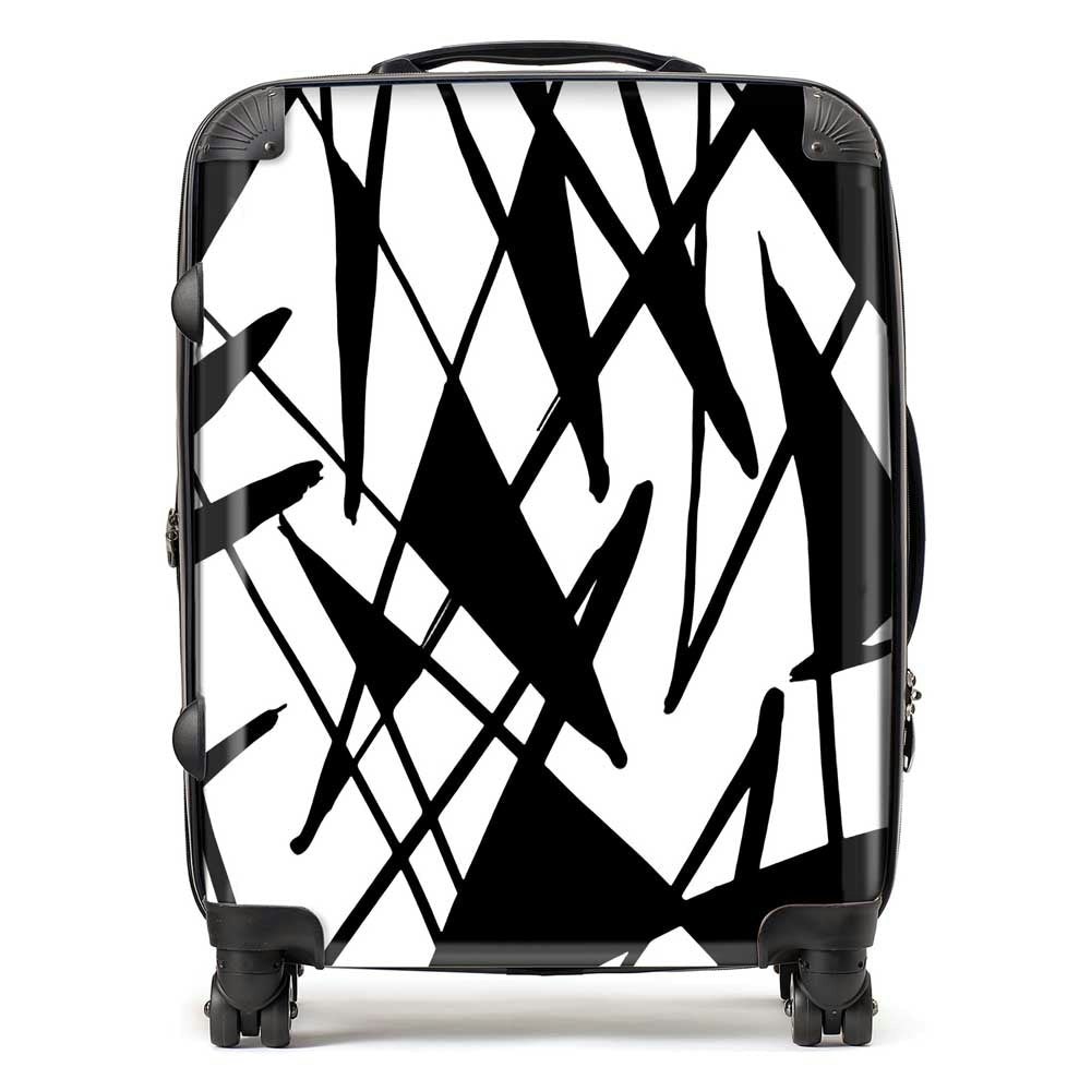 Warren Reed Brush Abstract Pattern Suitcase - Large